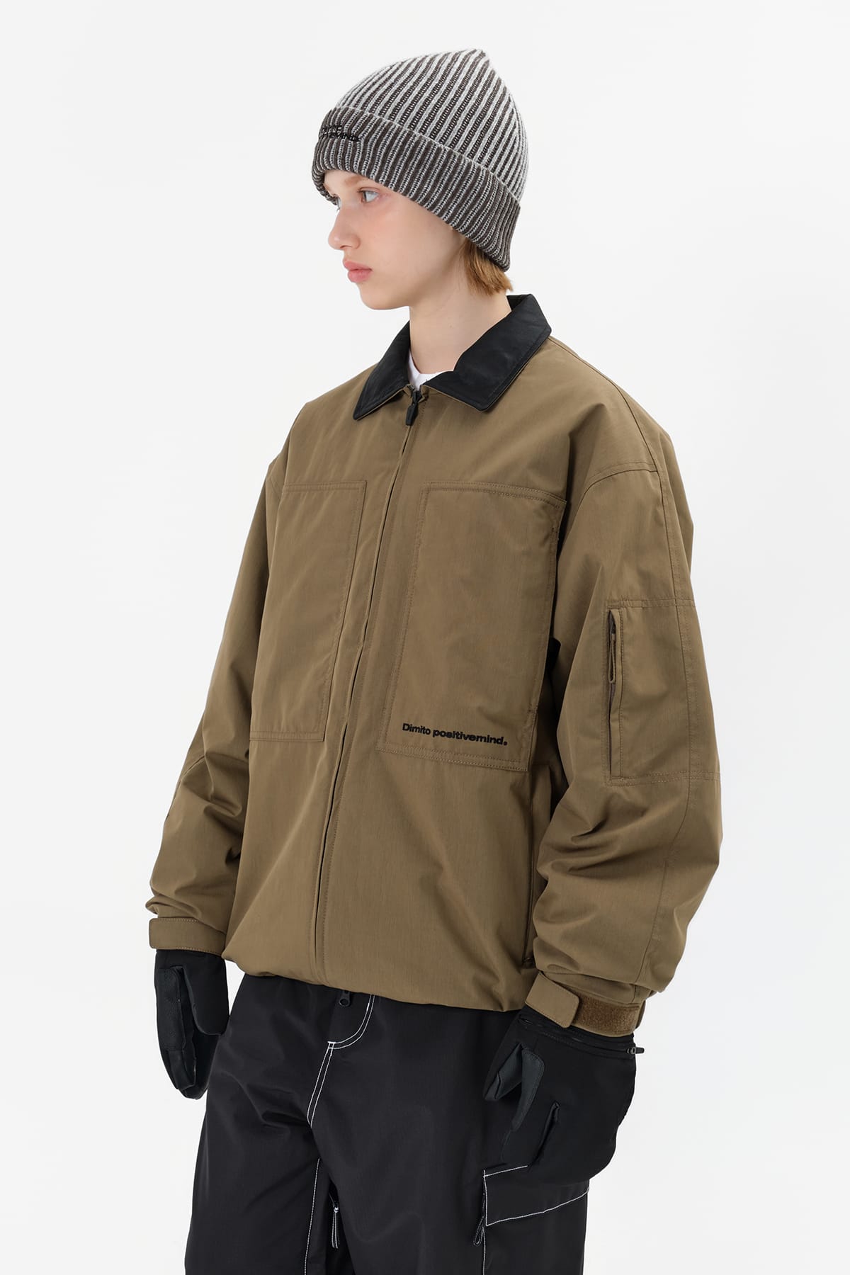 [INVITED] DETROIT JACKET FADE WALNUT