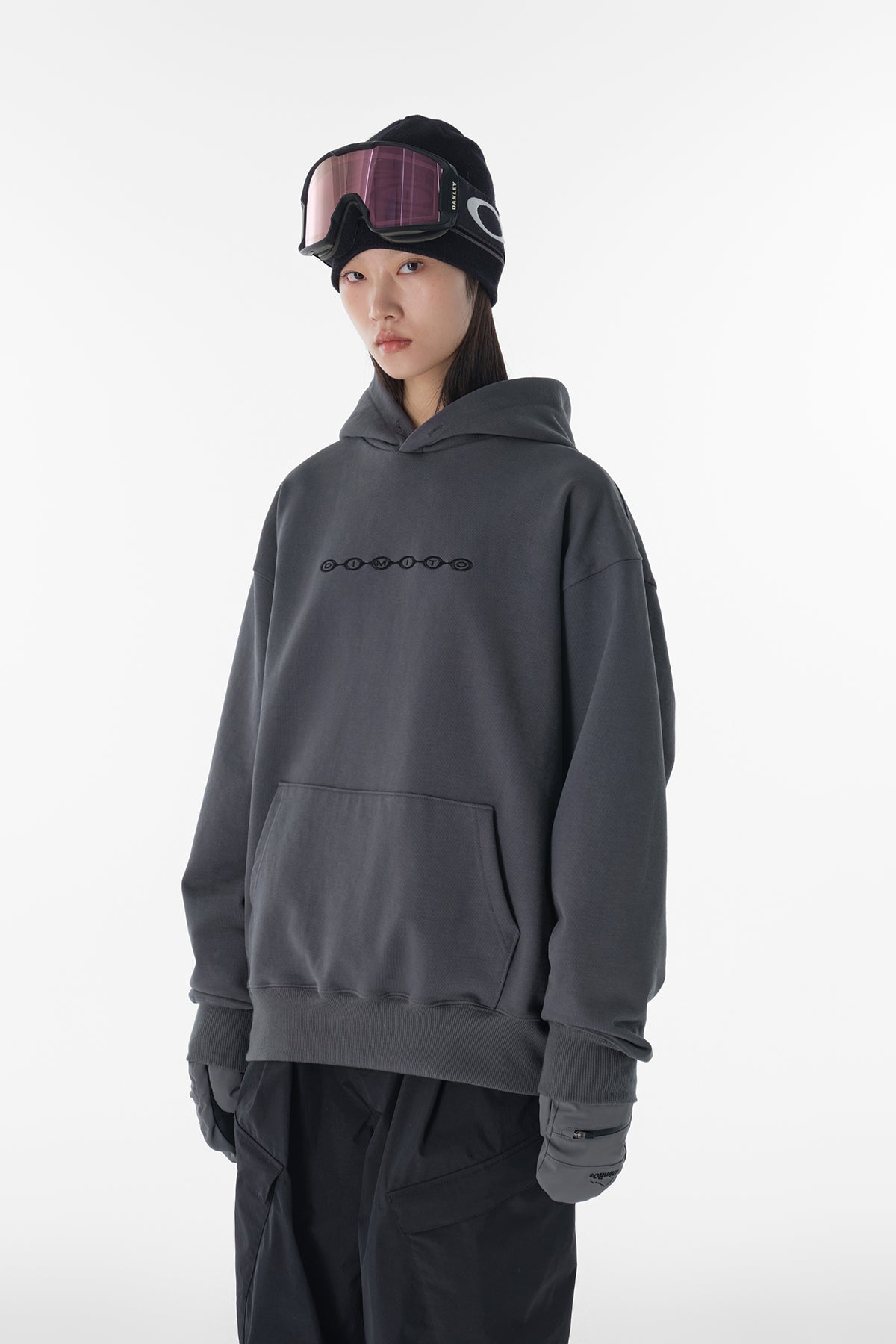 VERT DIVISION LOGO GD HOODIE CONCRETE