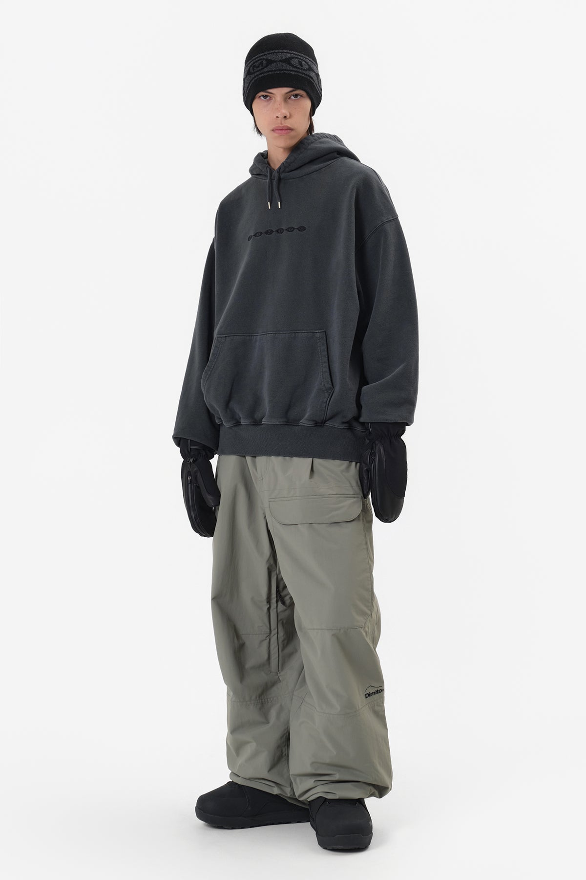 VERT DIVISION LOGO GD HOODIE CONCRETE