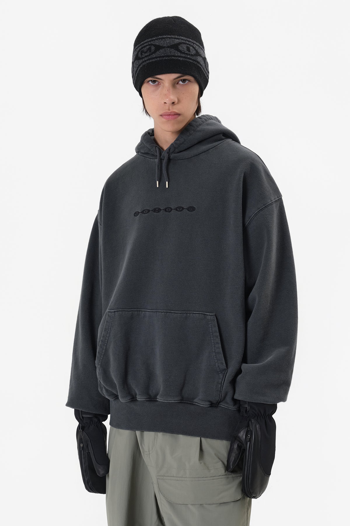 VERT DIVISION LOGO GD HOODIE CONCRETE