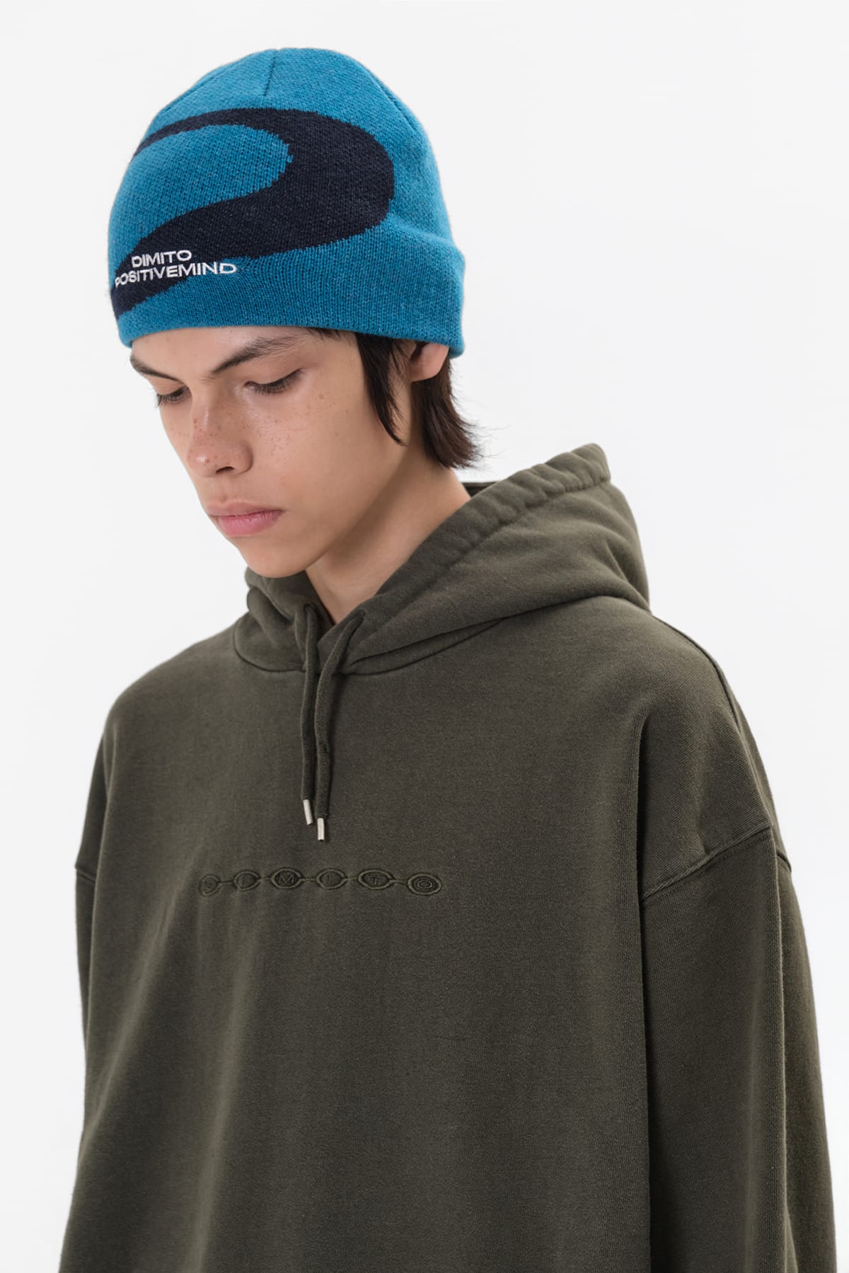 [INVITED] DIVISION LOGO GD HOODIE OLIVE KHAKI
