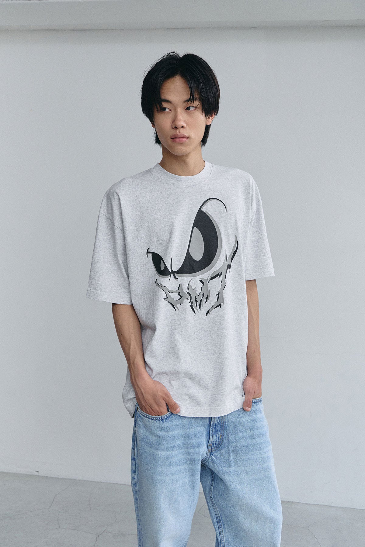 VERT DMT EVIL MASK SSV GD 6.5OZ TEE ASH (Available on 26.05.07)