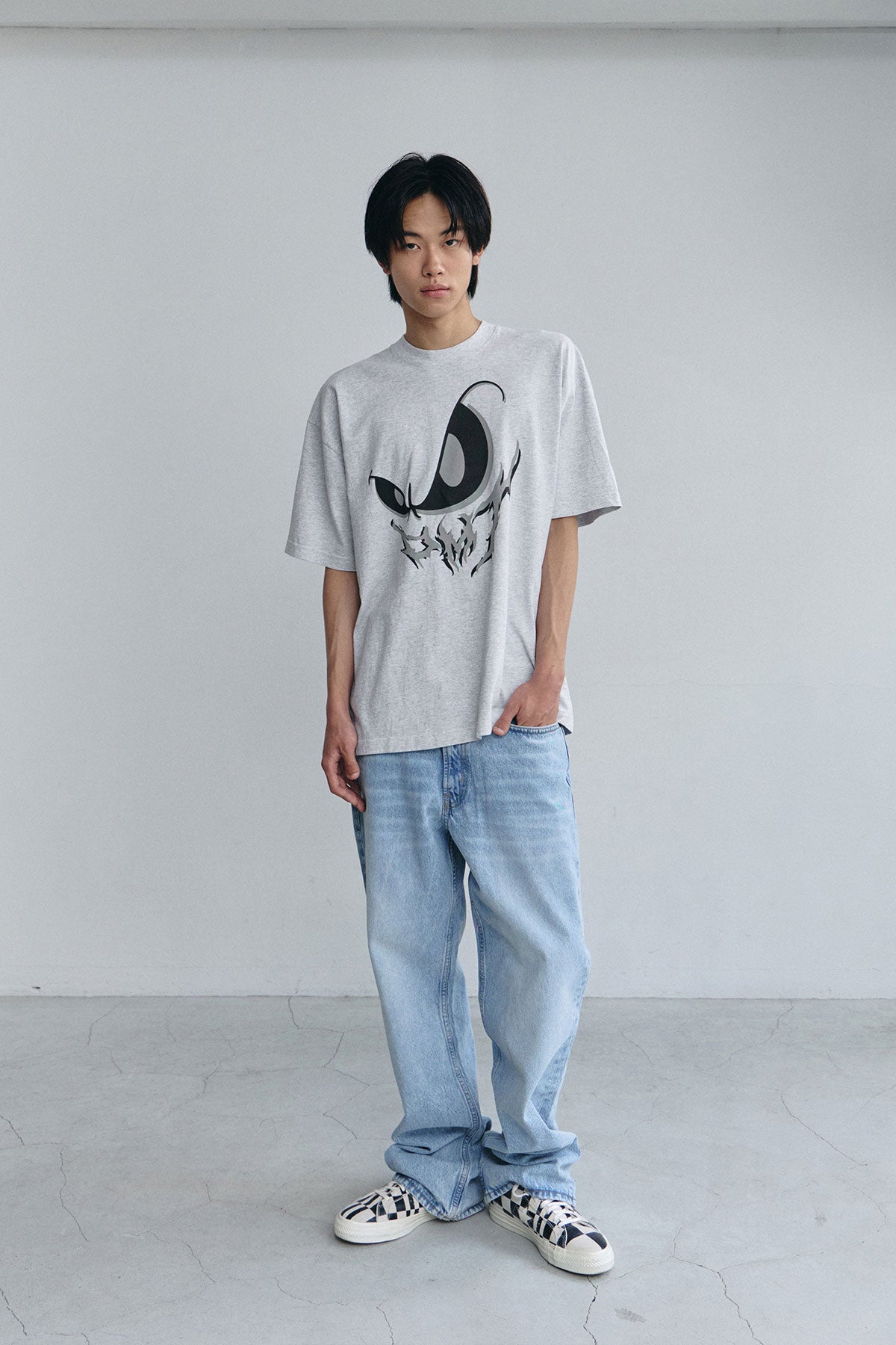 VERT DMT EVIL MASK SSV GD 6.5OZ TEE ASH (Available on 26.05.07)