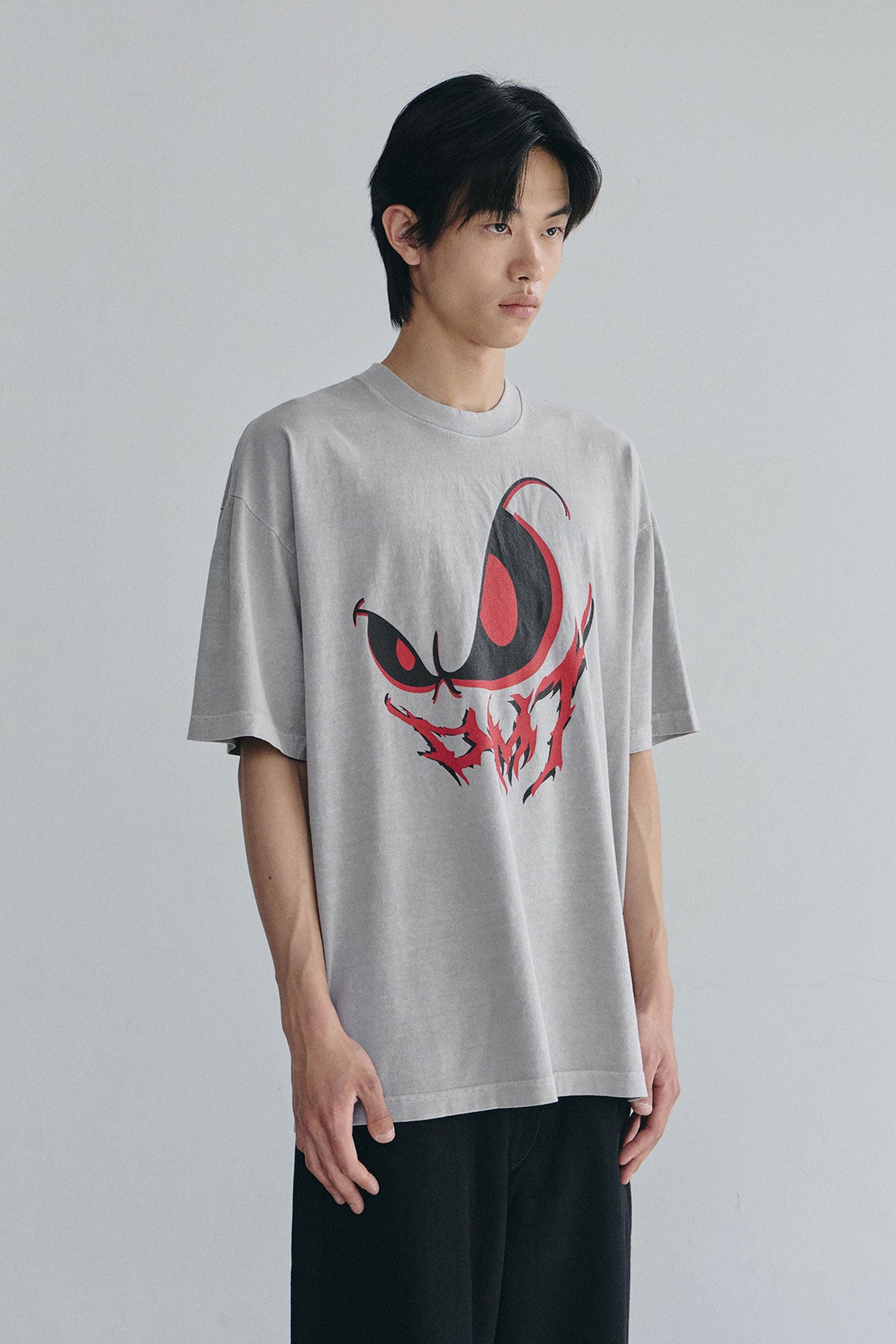 VERT DMT EVIL MASK SSV GD 6.5OZ TEE DARK SILVER (Available on 26.05.07)