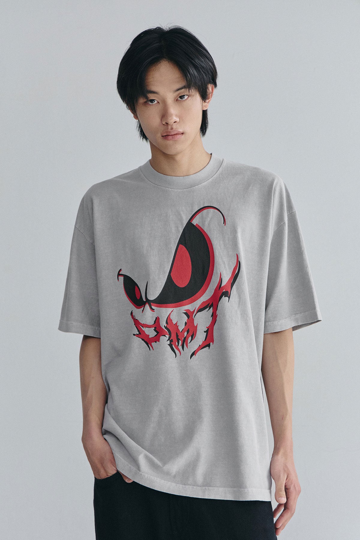 VERT DMT EVIL MASK SSV GD 6.5OZ TEE DARK SILVER (Available on 26.05.07)