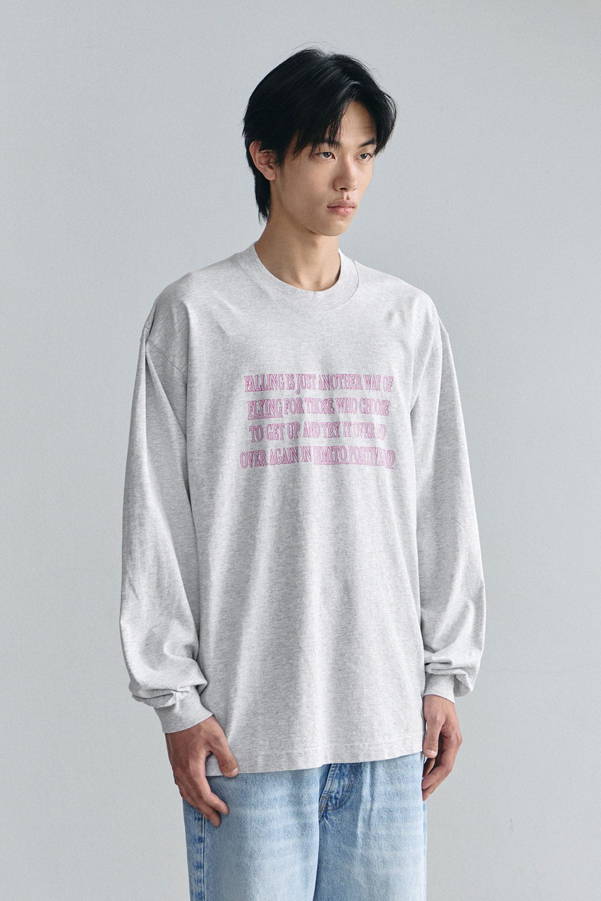 VERT DMT FLOW LSV GD 6.5OZ TEE ASH (Available on 26.05.07)