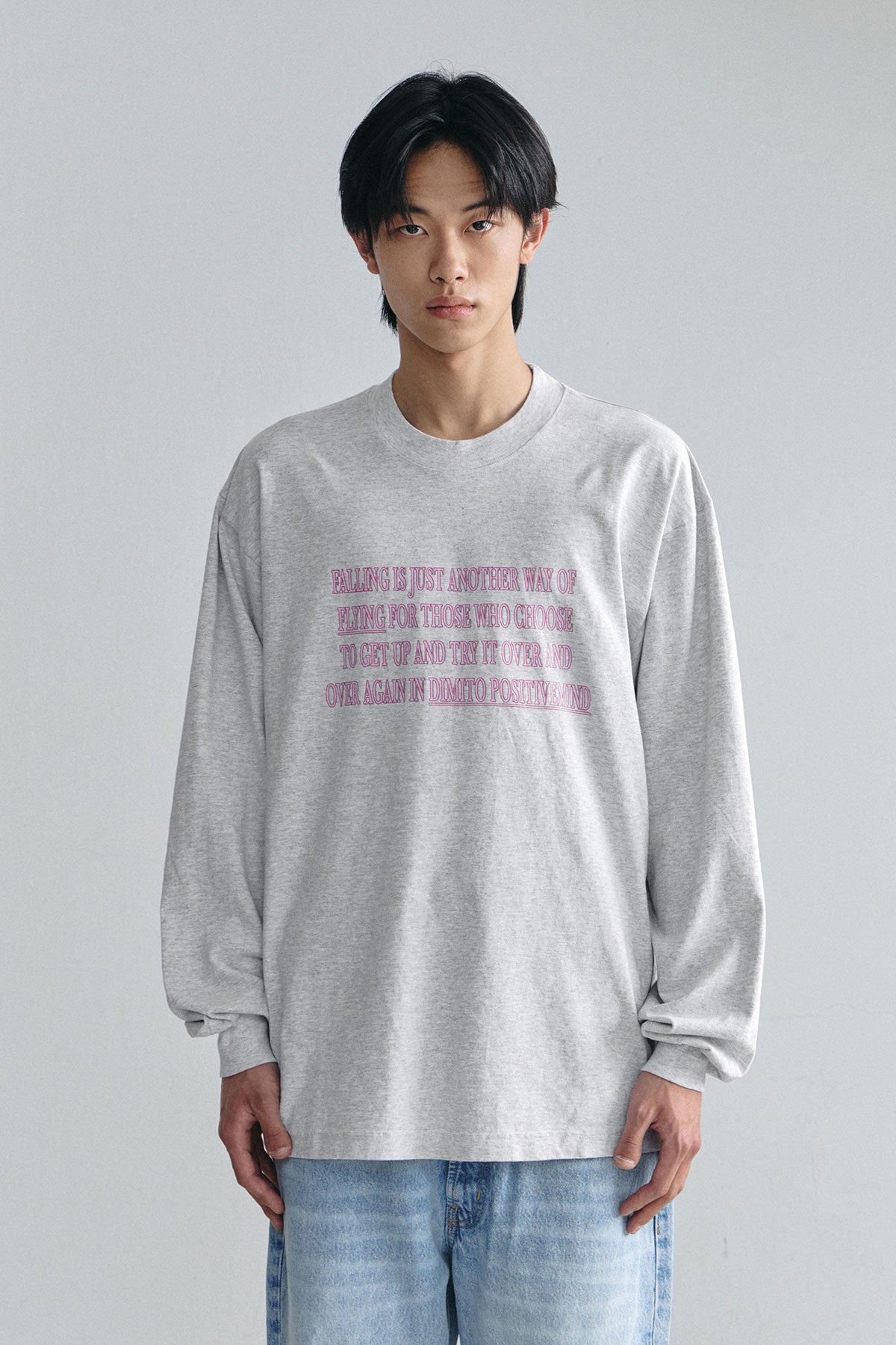 VERT DMT FLOW LSV GD 6.5OZ TEE ASH (Available on 26.05.07)