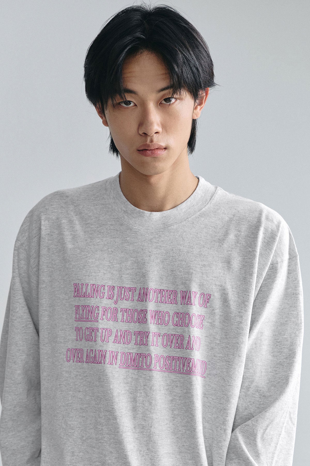 VERT DMT FLOW LSV GD 6.5OZ TEE ASH (Available on 26.05.07)
