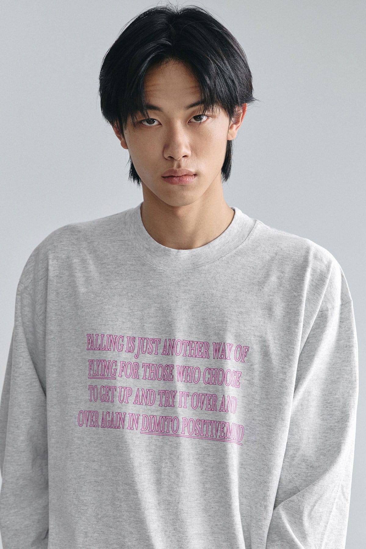 VERT DMT FLOW LSV GD 6.5OZ TEE ASH (Available on 26.05.07)