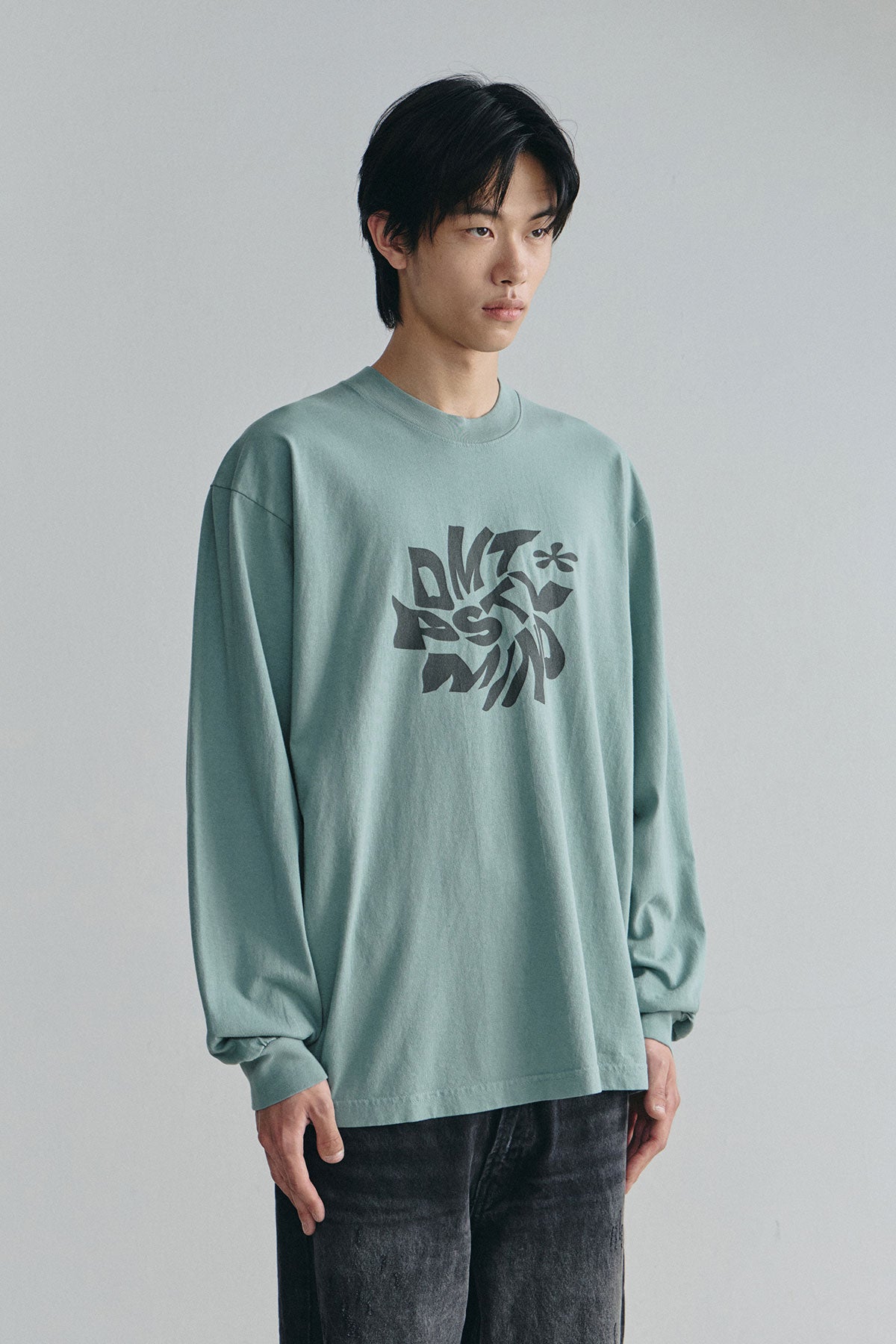 VERT DMT SPIRAL LSV GD 6.5OZ TEE ATLANTIC GREEN (Available on 26.05.07)