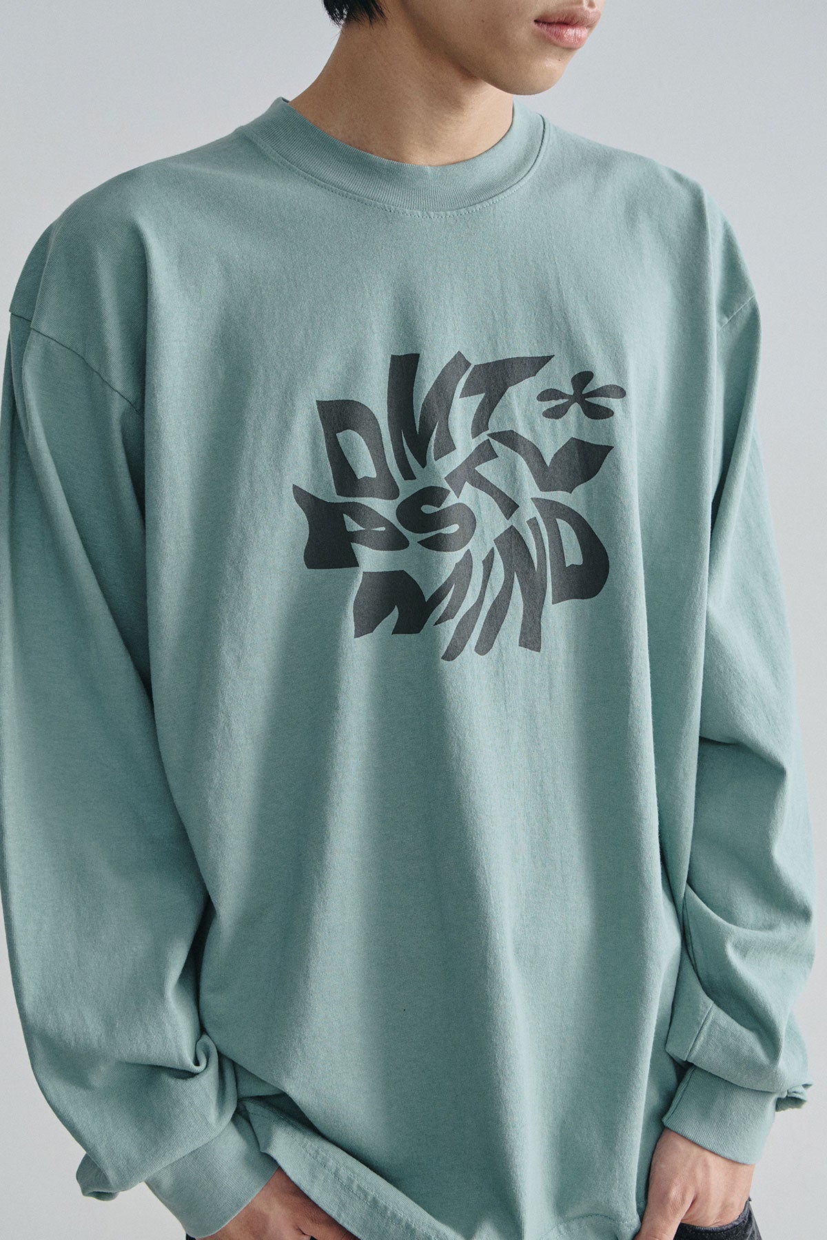 VERT DMT SPIRAL LSV GD 6.5OZ TEE ATLANTIC GREEN (Available on 26.05.07)