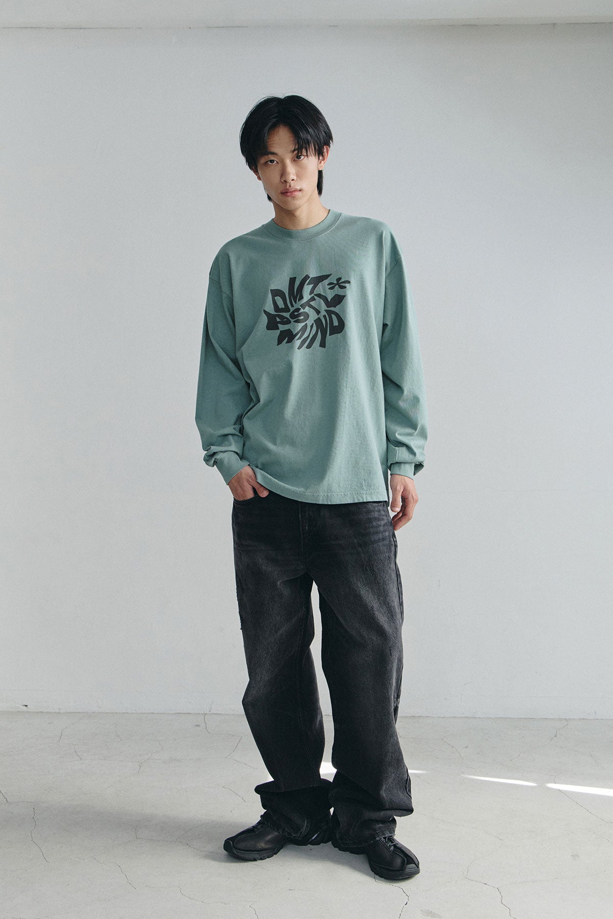 VERT DMT SPIRAL LSV GD 6.5OZ TEE ATLANTIC GREEN (Available on 26.05.07)