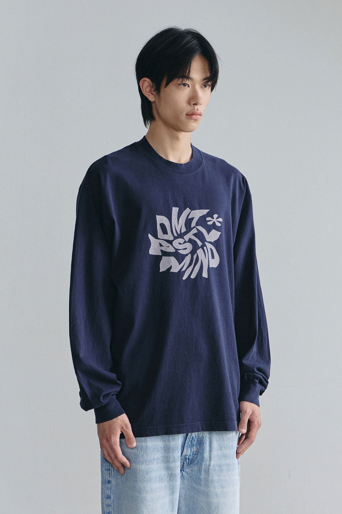 VERT DMT SPIRAL LSV GD 6.5OZ TEE NAVY (Available on 26.05.07)
