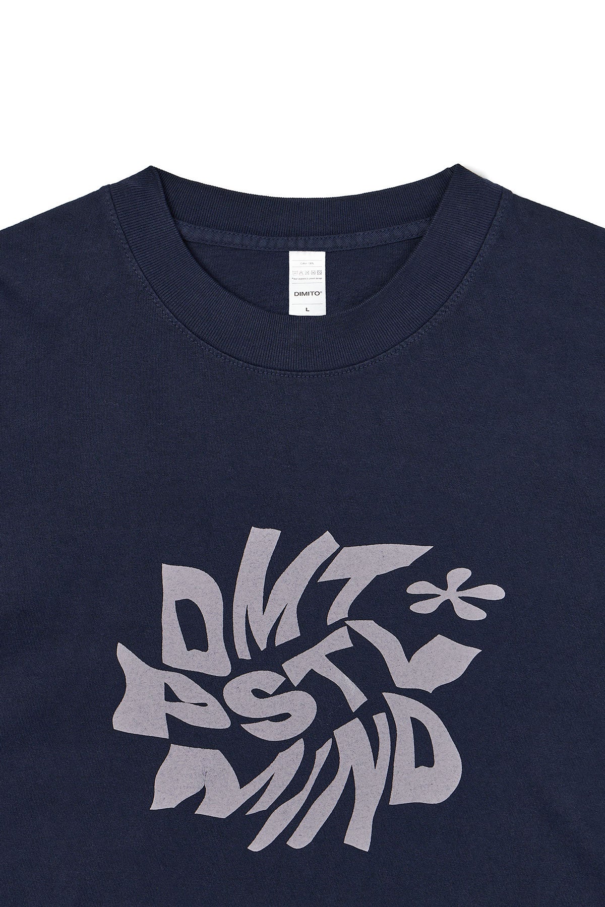 VERT DMT SPIRAL LSV GD 6.5OZ TEE NAVY (Available on 26.05.07)