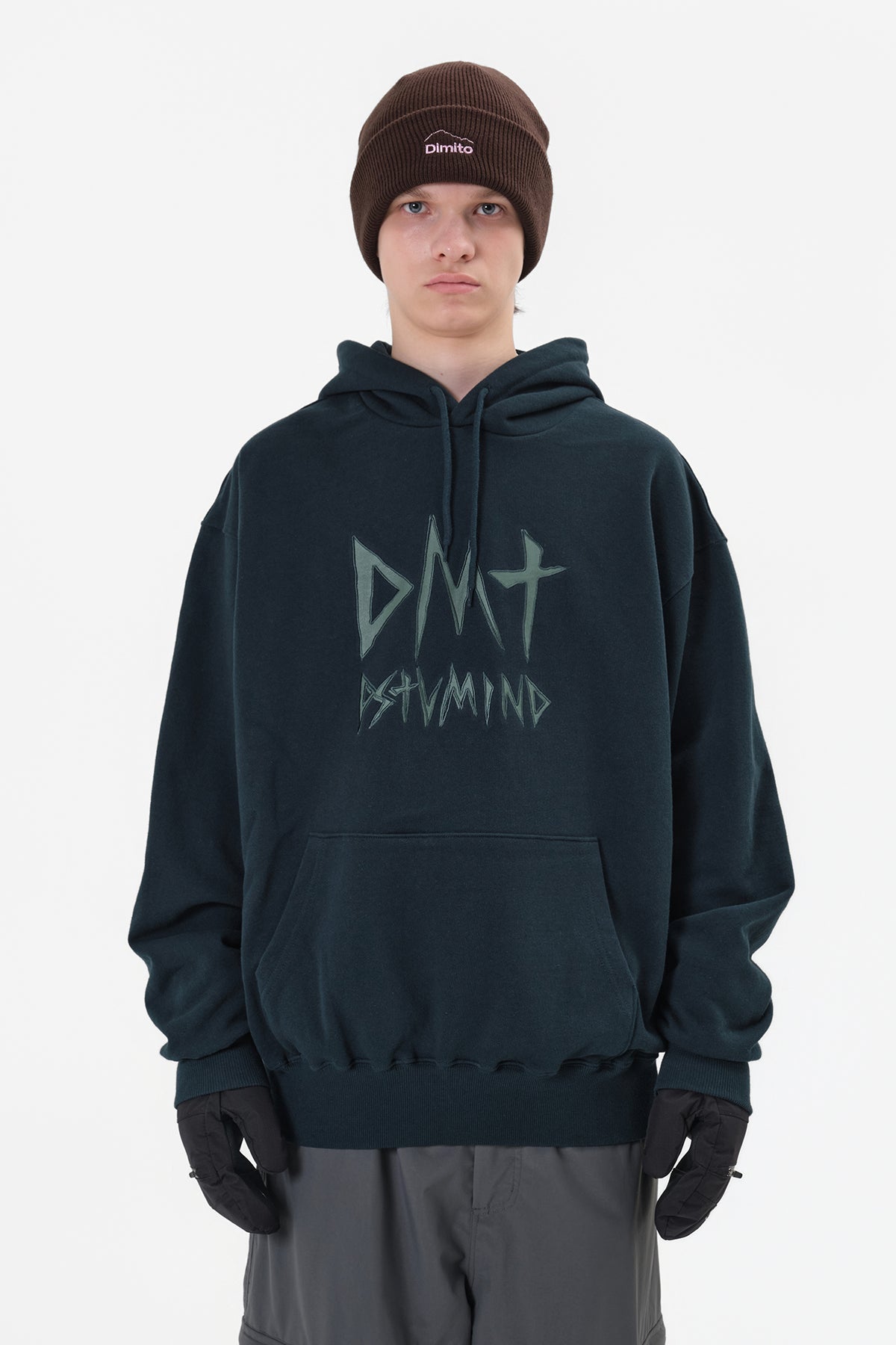 [INVITED] DMT TEAM HOODIE FROST GREEN