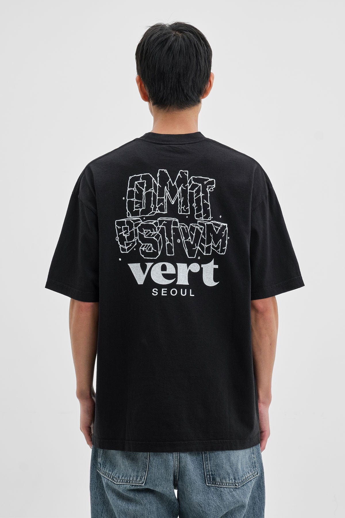 [INVITED] DMT VERT SEOUL SSV GD 6.5OZ TEE BLACK