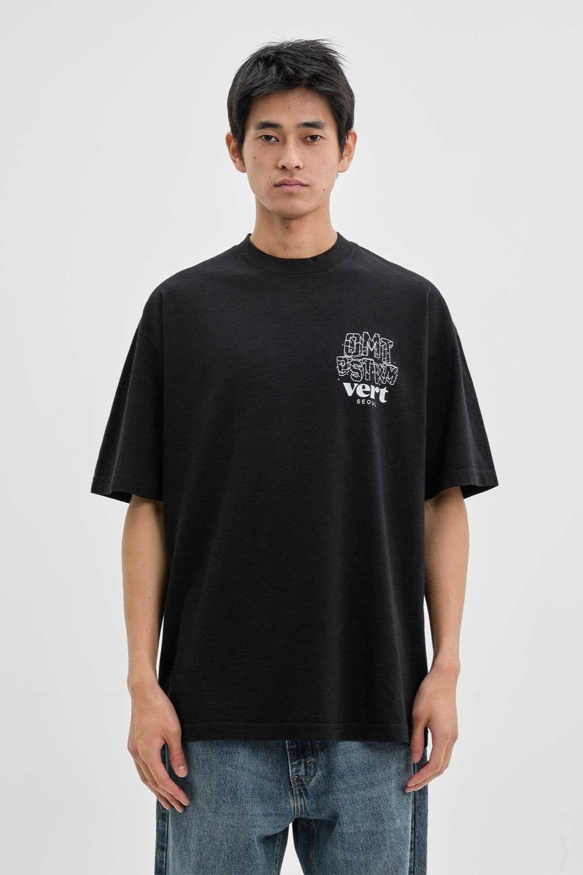 [INVITED] DMT VERT SEOUL SSV GD 6.5OZ TEE BLACK