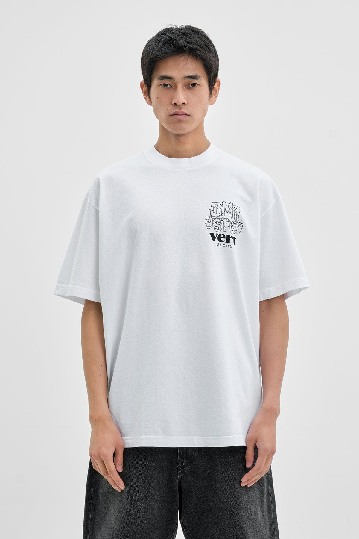 [INVITED] DMT VERT SEOUL SSV GD 6.5OZ TEE WHITE