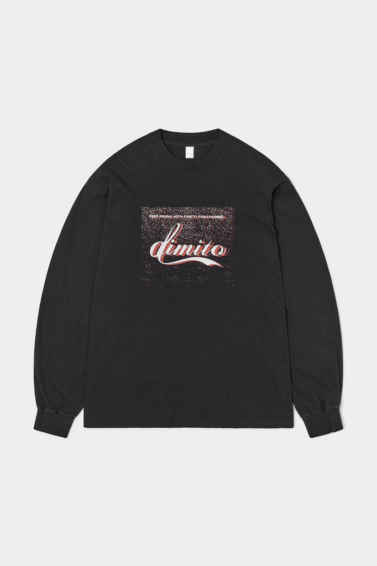 VERT DMT VINTAGE SCRIPT LSV GD 6.5OZ TEE BLACK (Available on 26.05.07)
