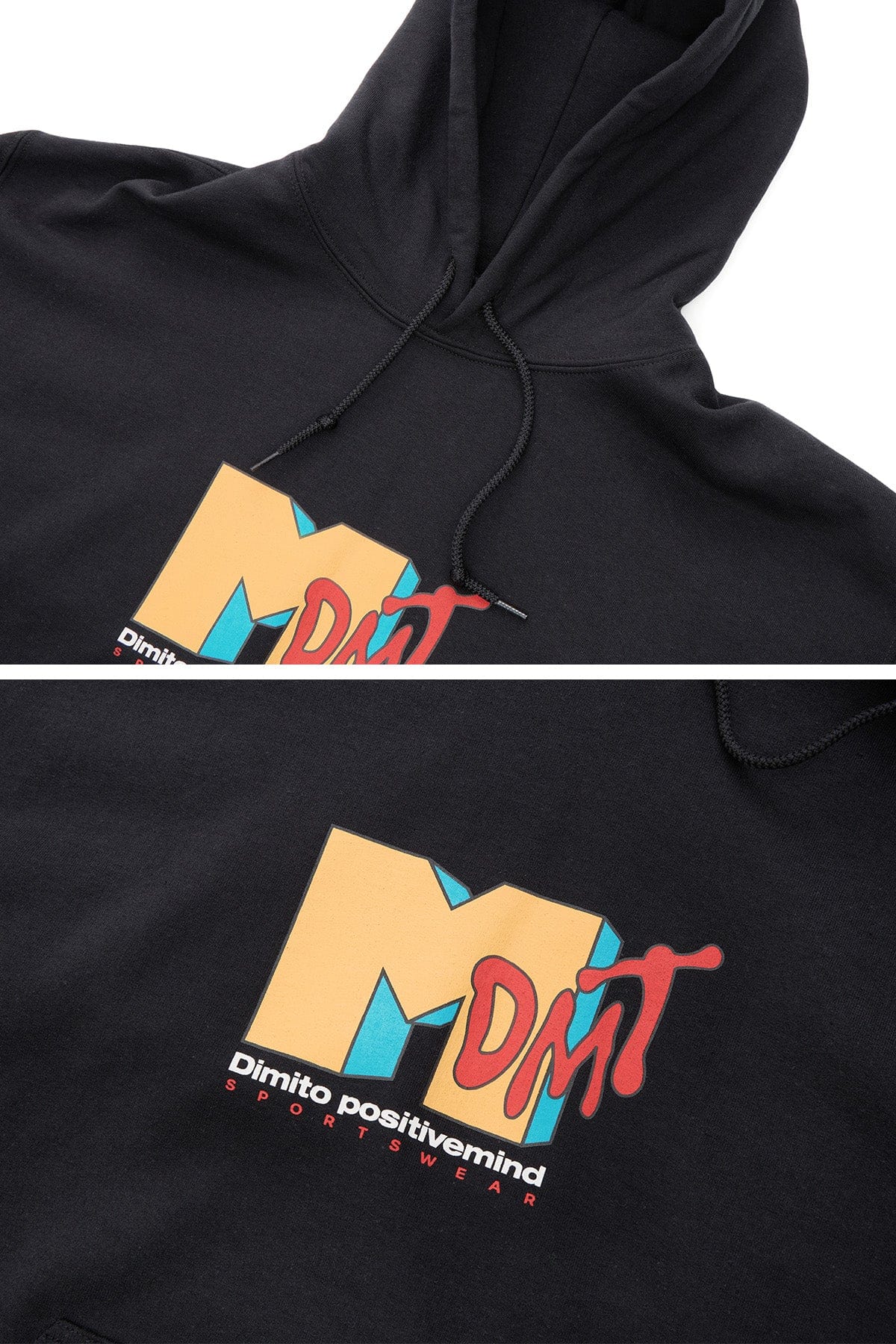 [INVITED] DMTV HOODIE BLACK