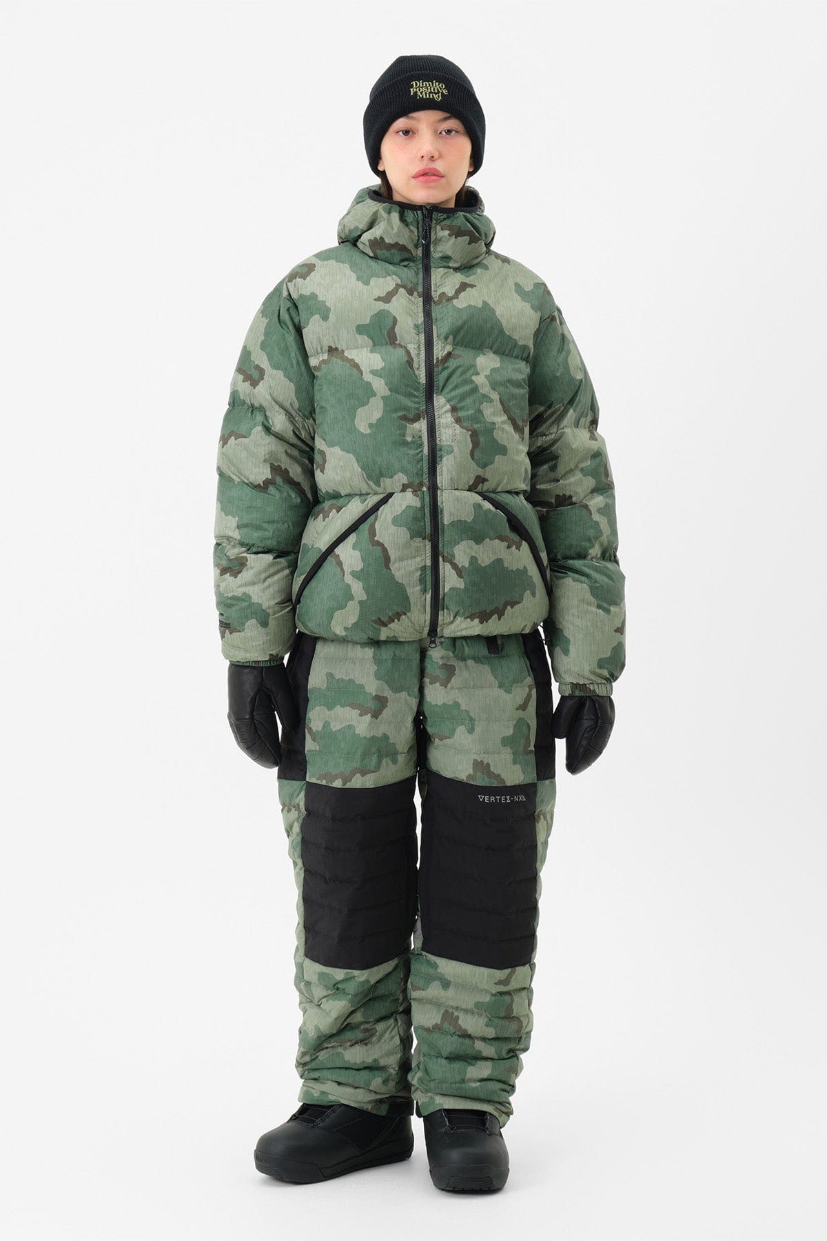 [INVITED] EASY DOWN PANTS SAND CAMO (Standard fit)