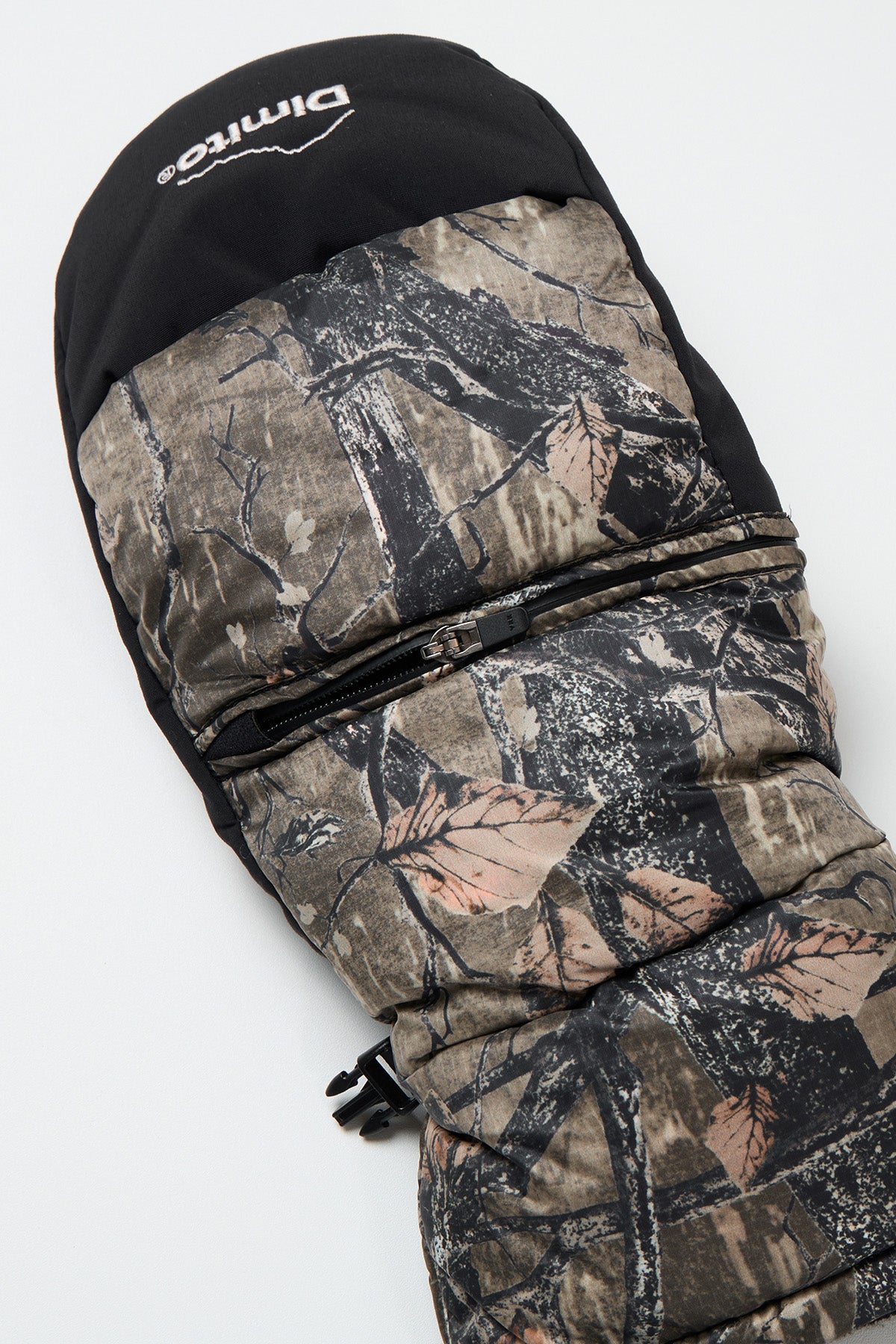 VERT EASY OPEN DOWN MITTEN BROWN TREE