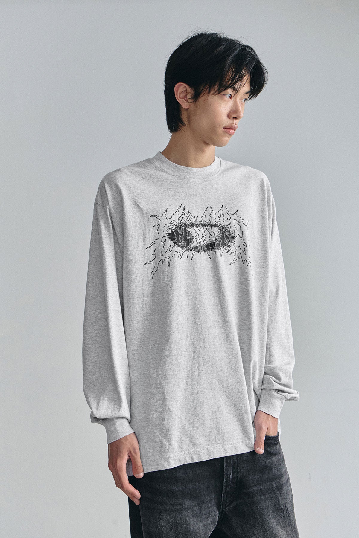 VERT EXPLODING D-AXIS LSV GD 6.5OZ TEE ASH (Available on 26.05.07)