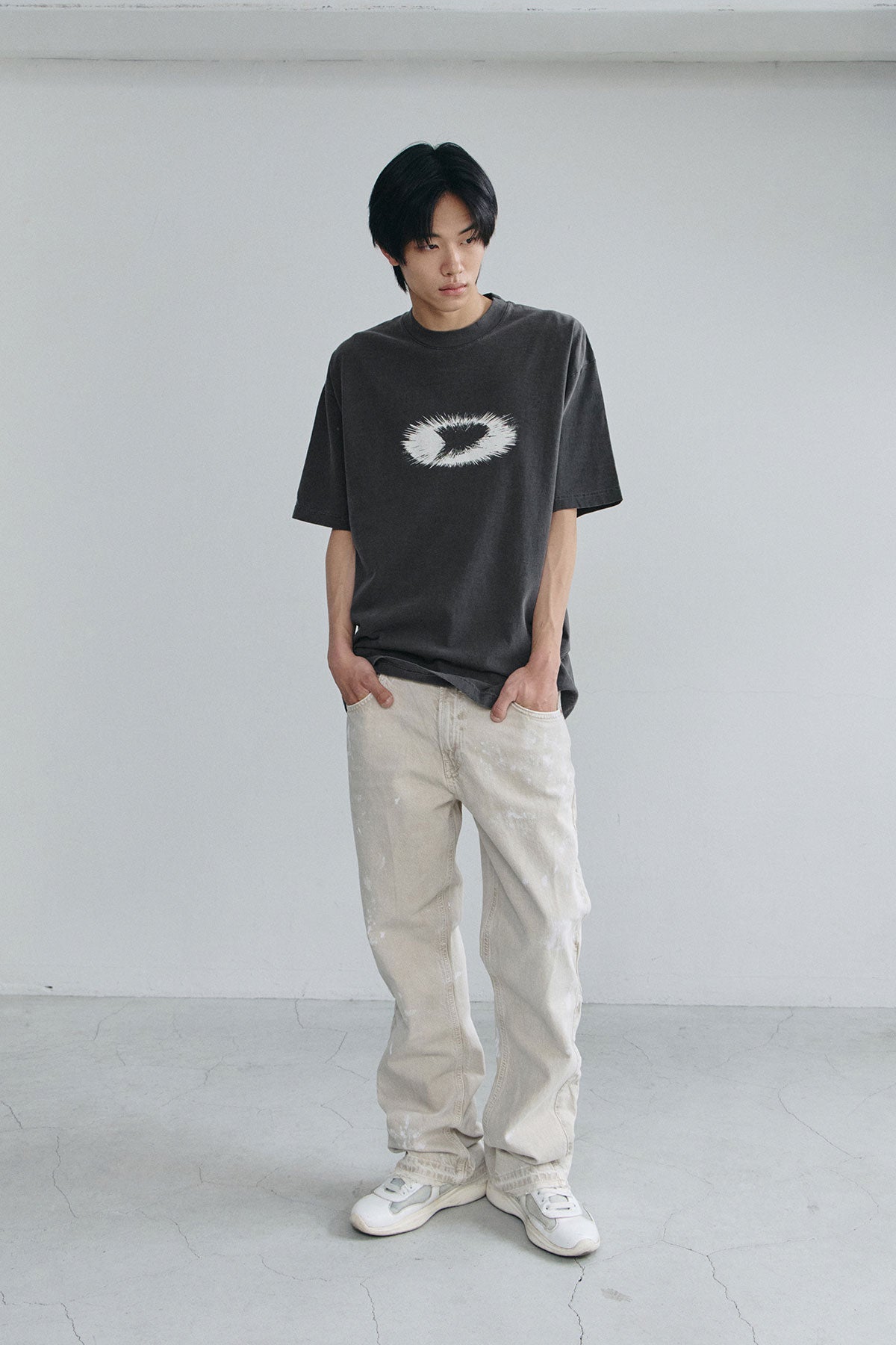 VERT EXPLODING D-AXIS SSV GD 6.5OZ TEE VINTAGE BLACK (Available on 26.05.07)