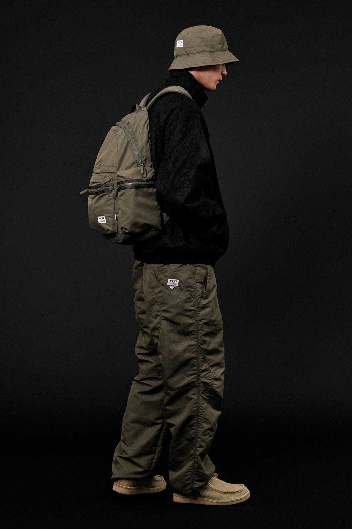 [INVITED] FOUND STONE JACKET BLACK