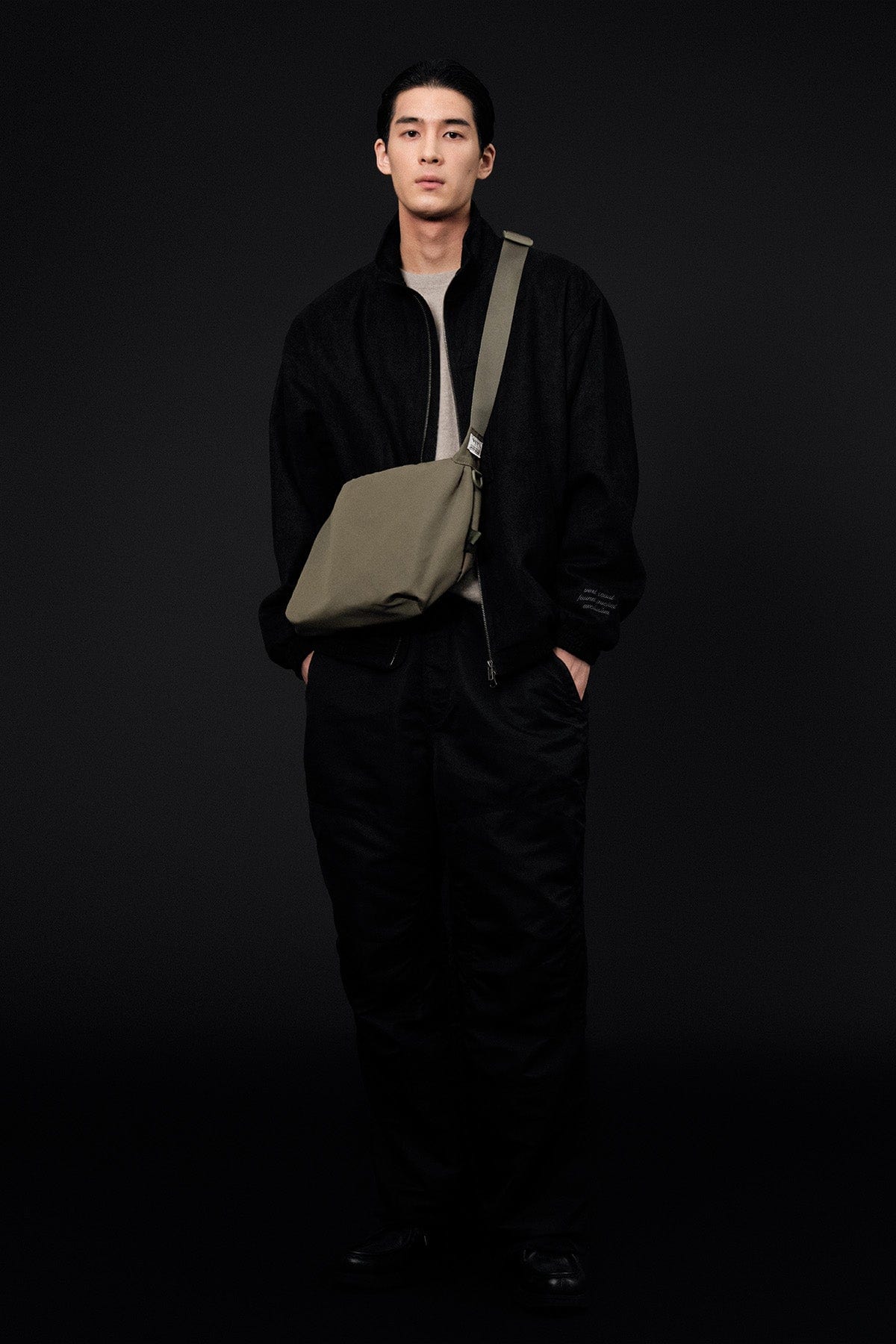 [INVITED] FOUND STONE JACKET BLACK