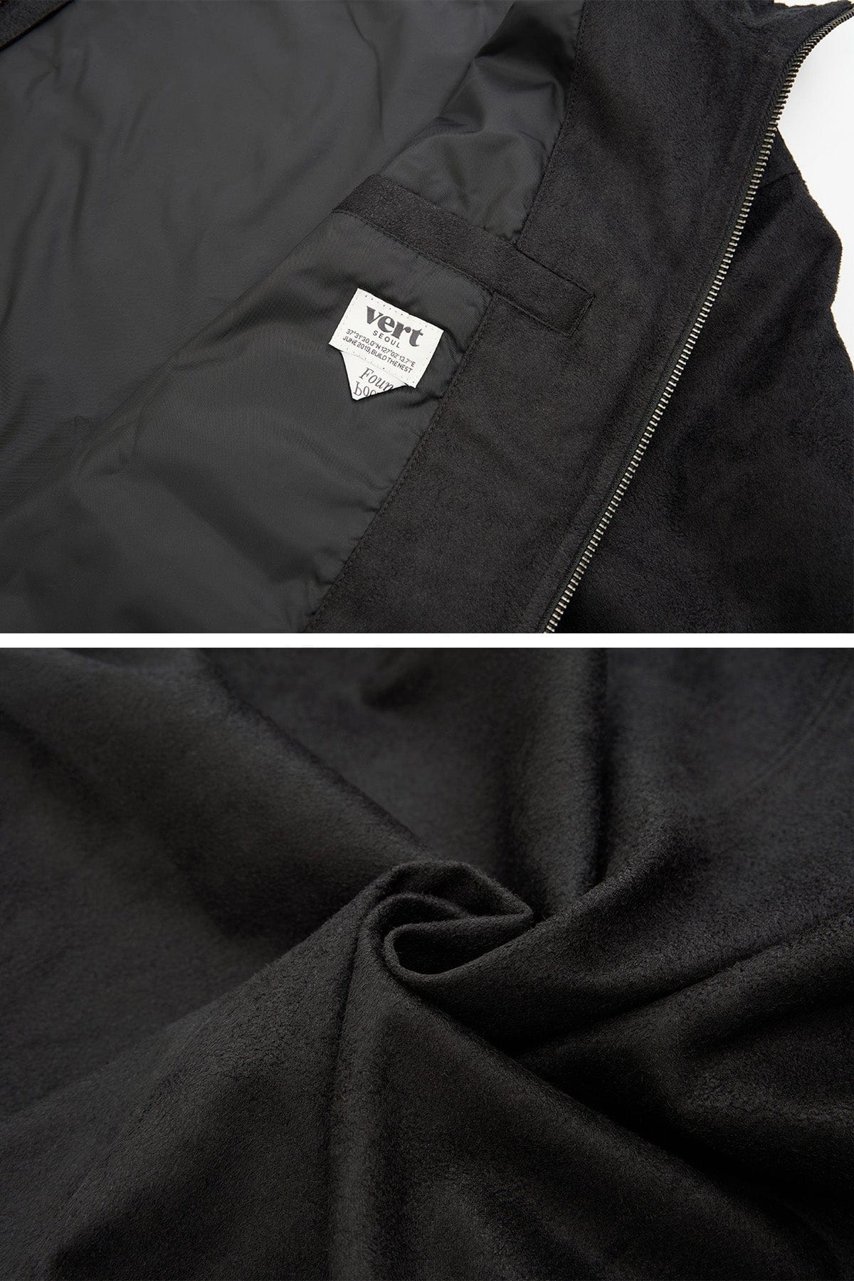 [INVITED] FOUND STONE JACKET BLACK