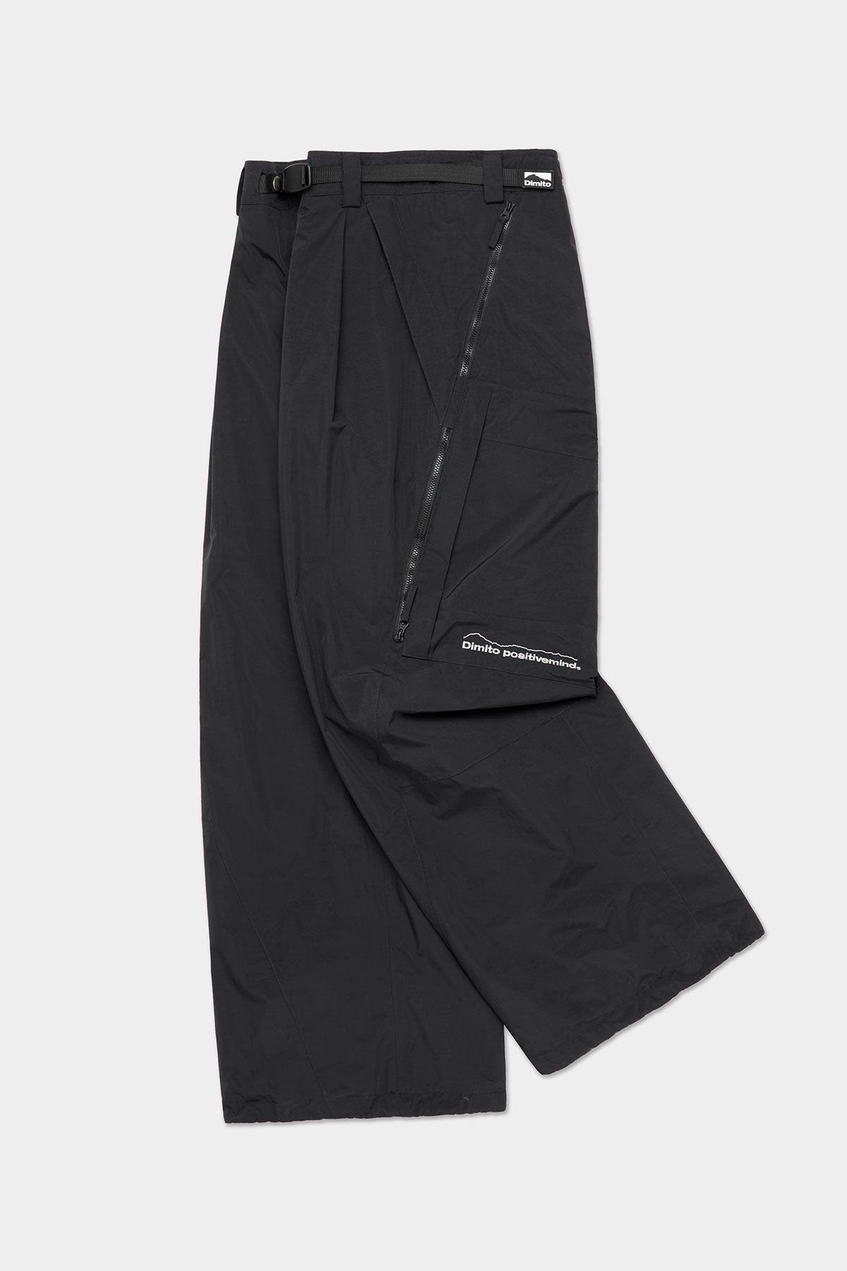 VERT GIANT CARGO PANTS (WIDE FIT LV.2) BLACK