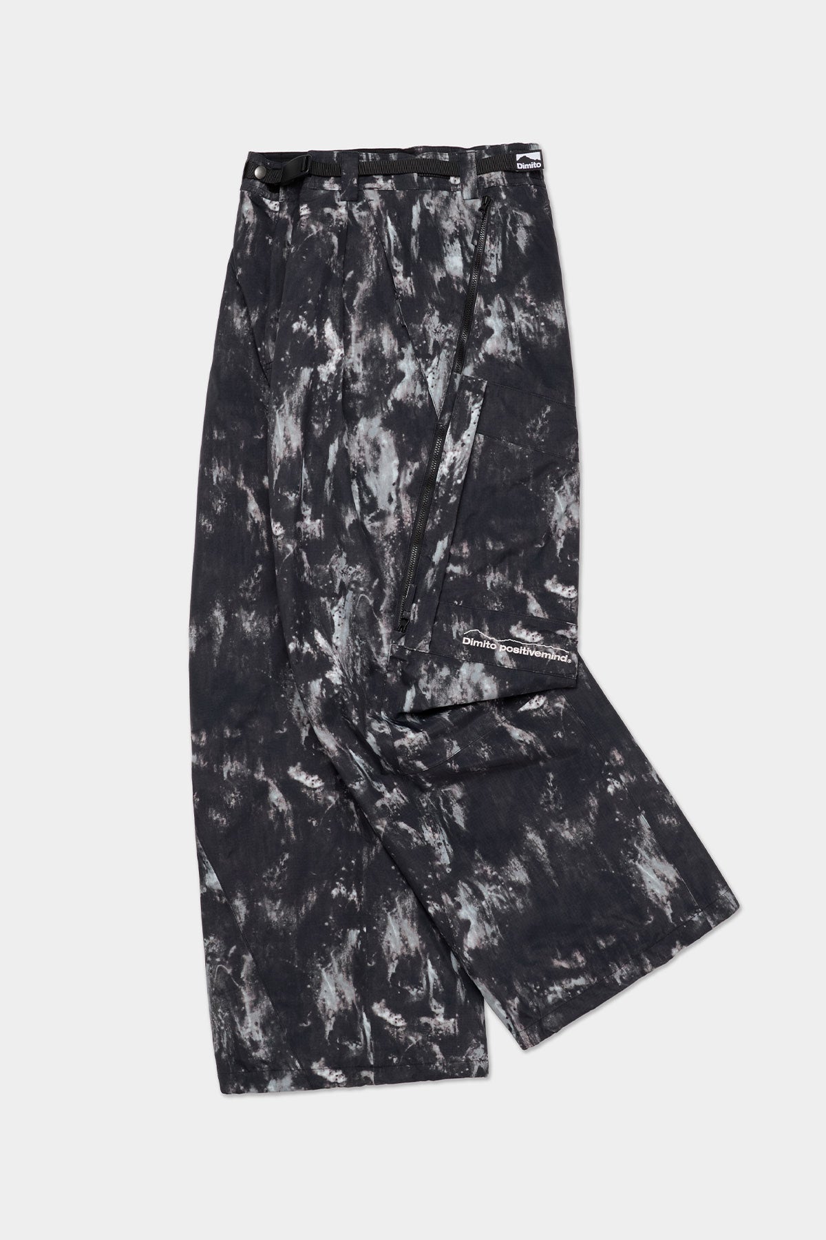 VERT GIANT CARGO PANTS (WIDE FIT LV.2) MARBLE BLACK