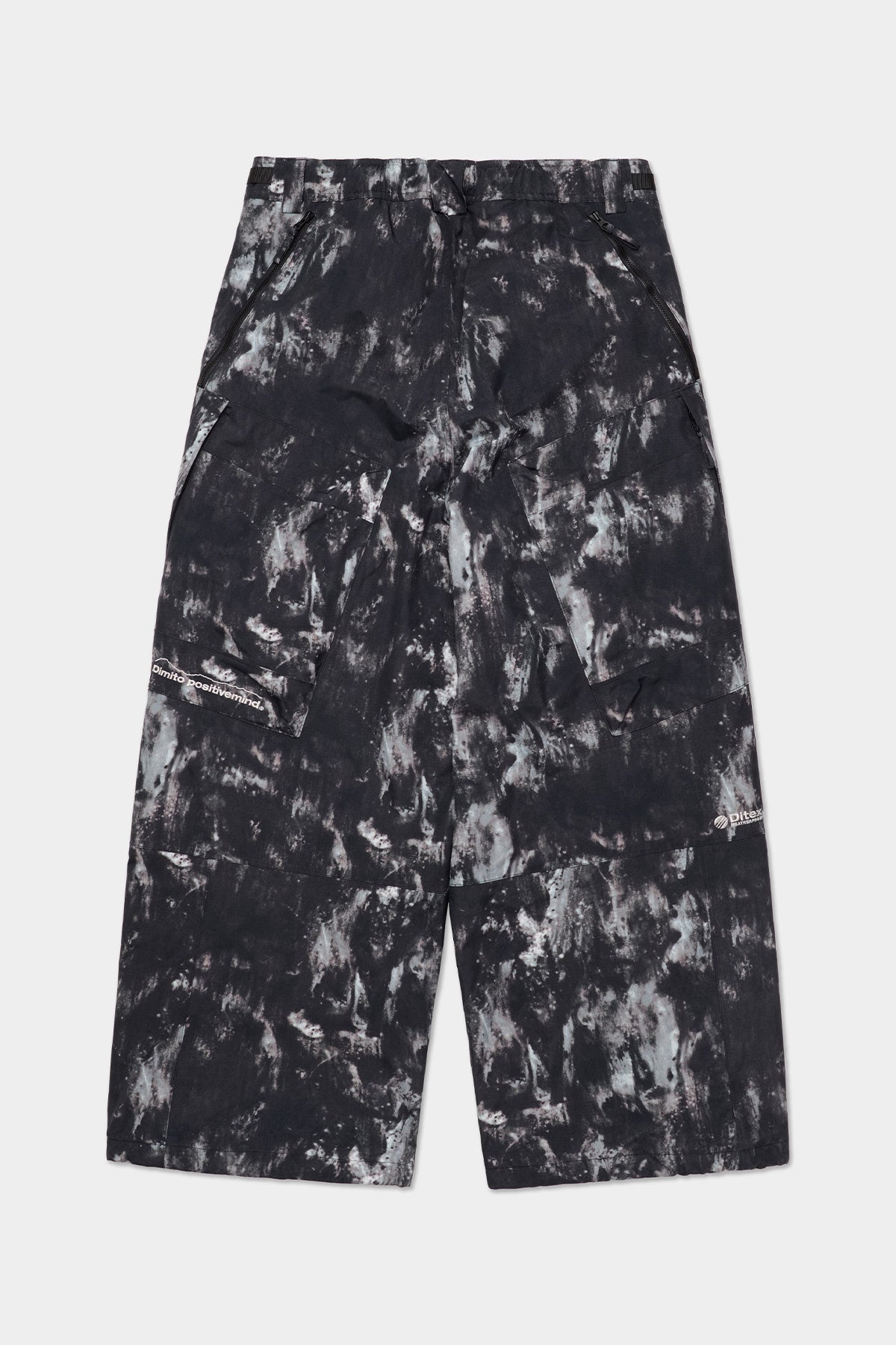 VERT GIANT CARGO PANTS (WIDE FIT LV.2) MARBLE BLACK