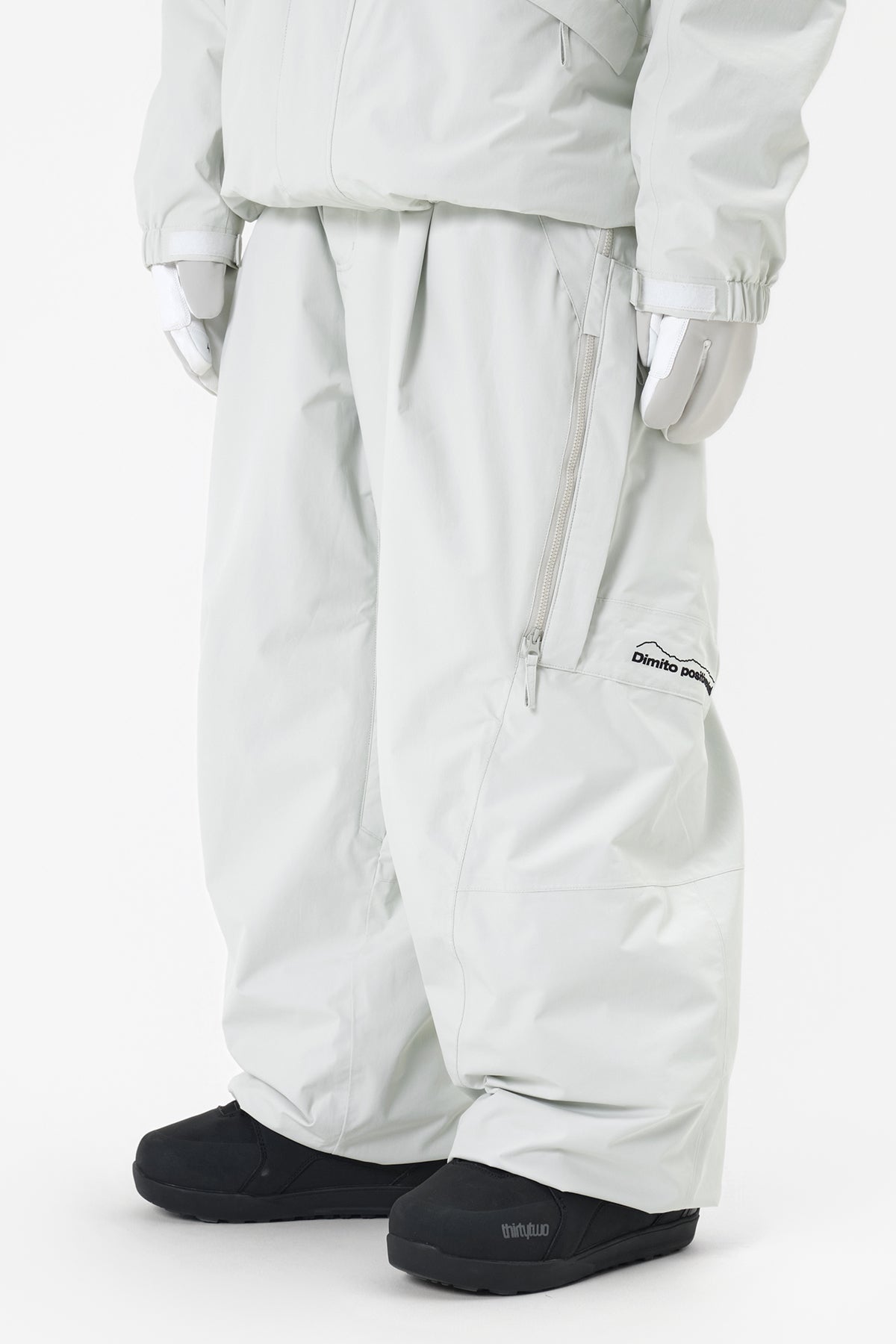 VERT GIANT CARGO PANTS (WIDE FIT LV.2) OFF WHITE