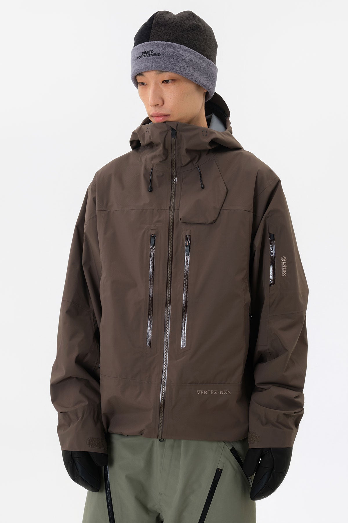 [INVITED] GORE-TEX CLASSIC LEATHER MITTEN BLACK