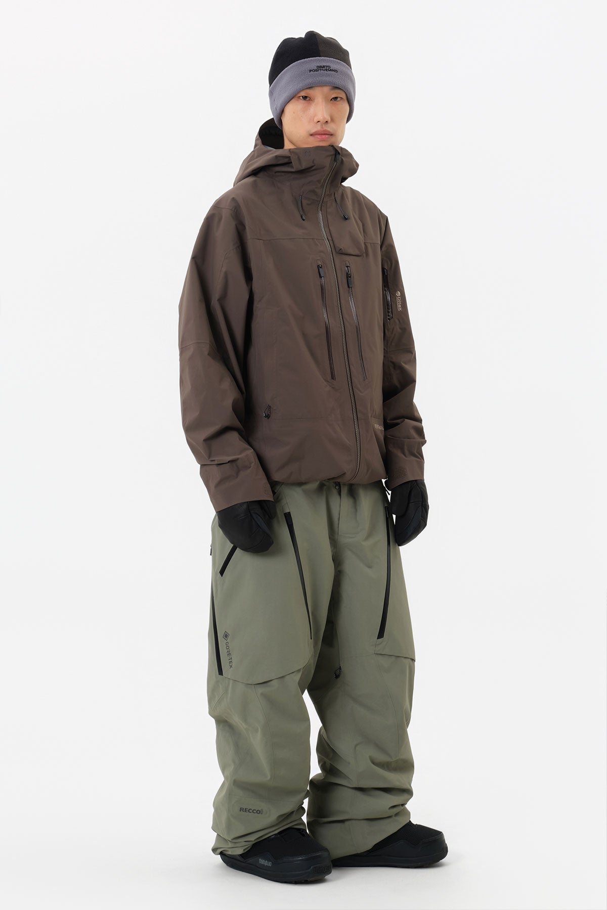 [INVITED] GORE-TEX CLASSIC LEATHER MITTEN BLACK