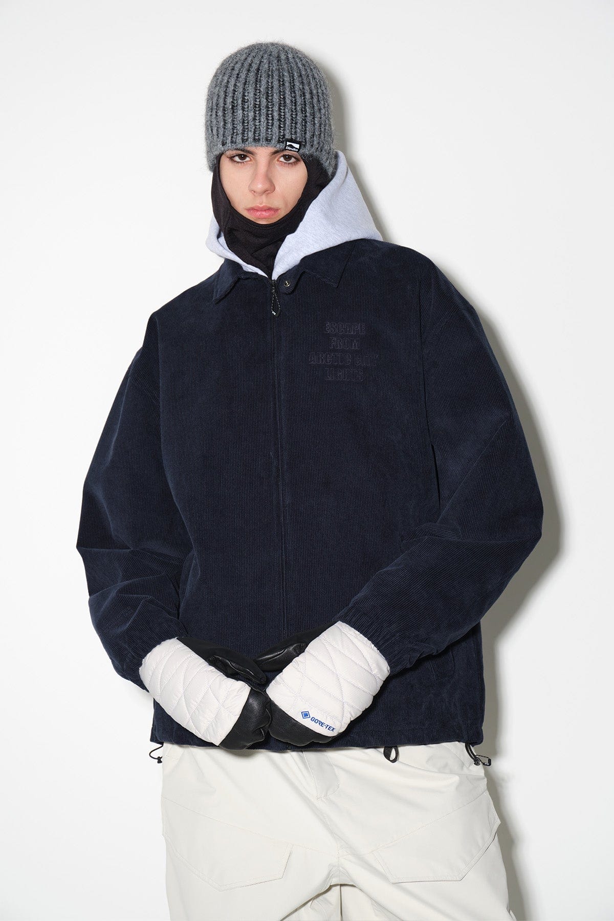 [INVITED] GORE-TEX DOWN MITTEN MIST GREY