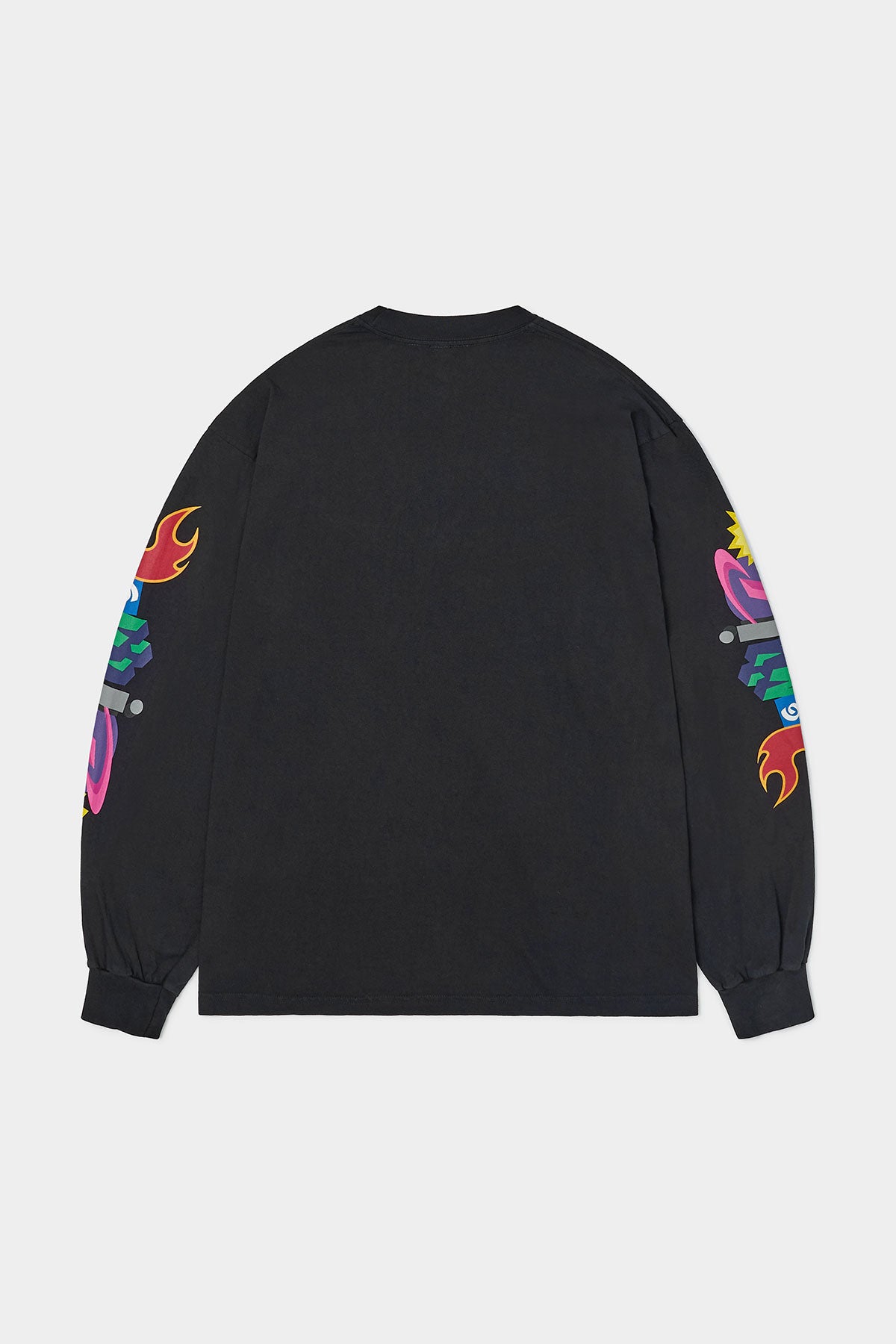 VERT GRAPHIC COMBO LSV GD 6.5OZ TEE BLACK (Available on 26.05.07)
