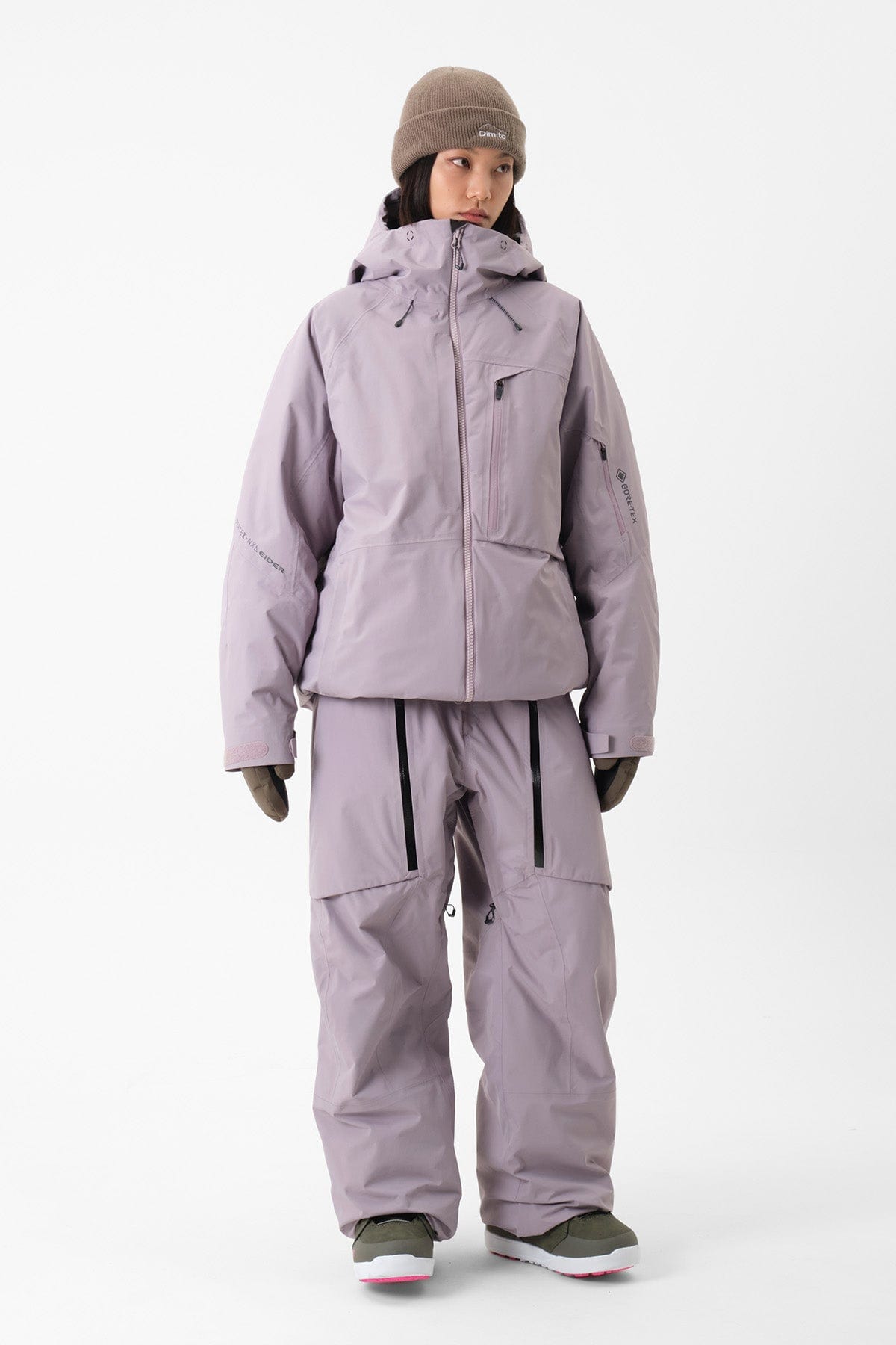 [INVITED] GTX 2L DOWN JACKET LILAC GREY