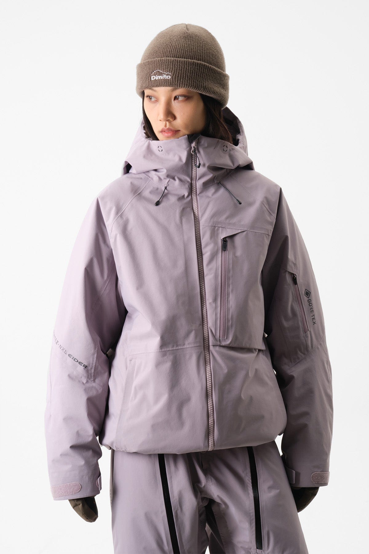 [INVITED] GTX 2L DOWN JACKET LILAC GREY