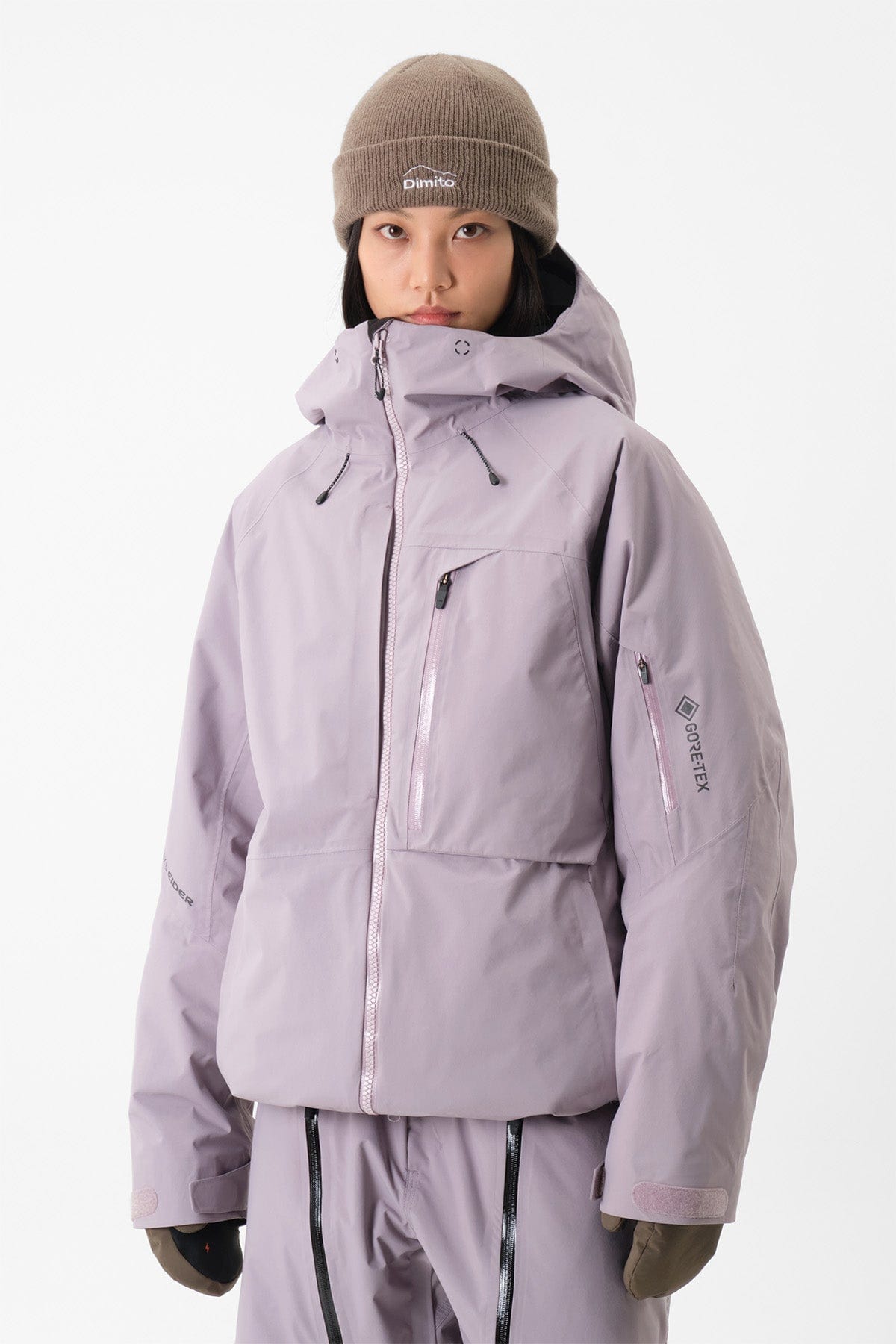 [INVITED] GTX 2L DOWN JACKET LILAC GREY