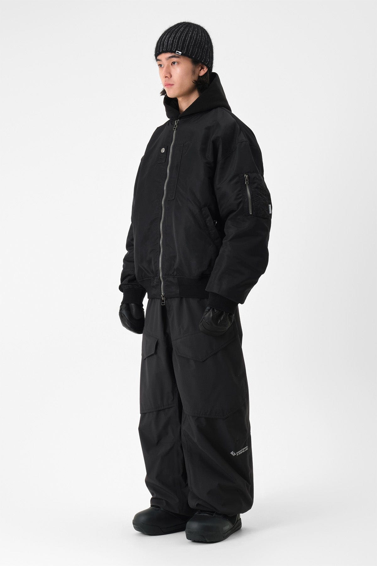 [INVITED] GTX MA-1 JACKET BLACK