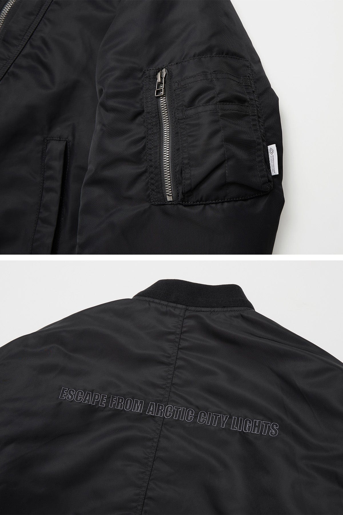 [INVITED] GTX MA-1 JACKET BLACK