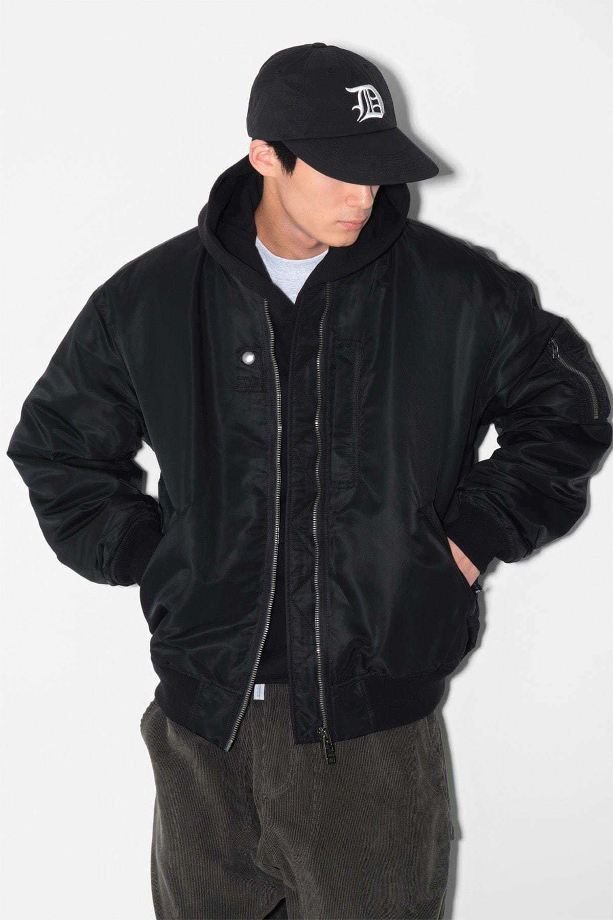 [INVITED] GTX MA-1 JACKET BLACK