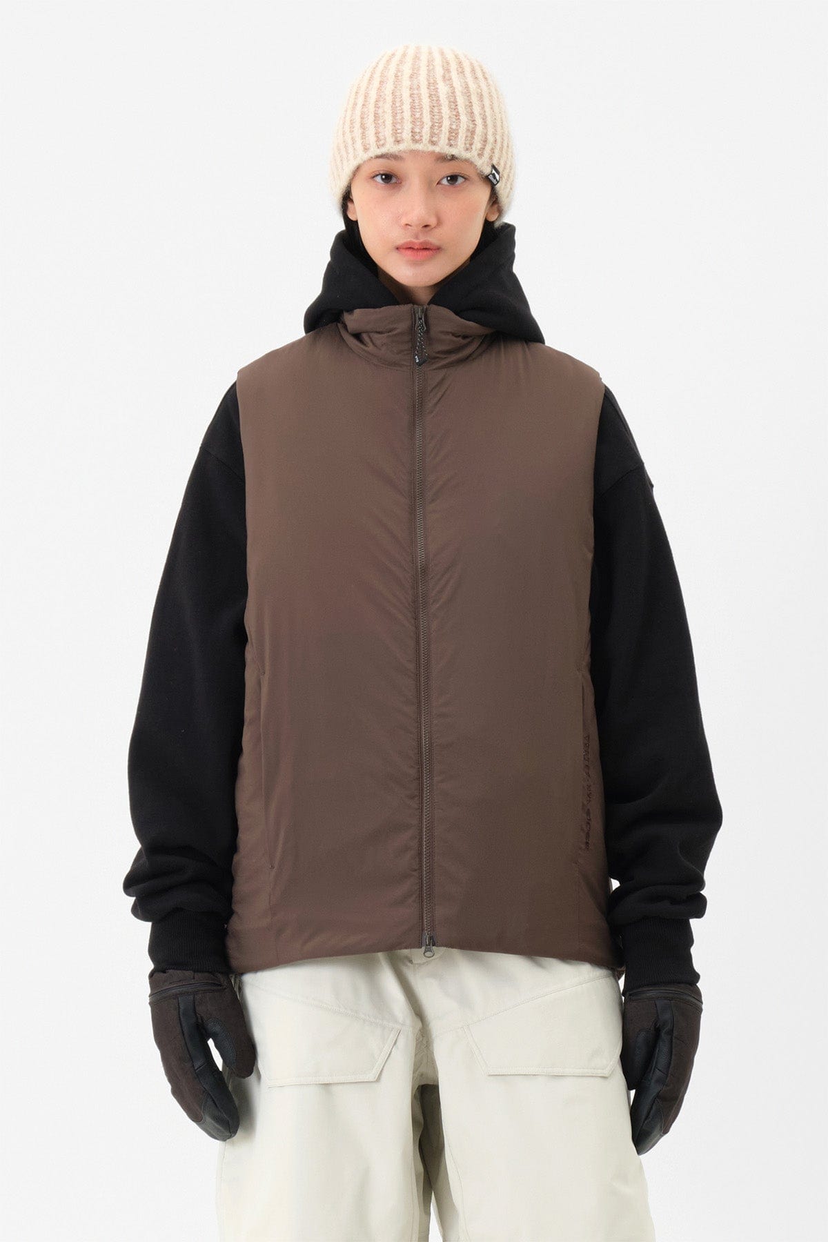 [INVITED] GTX PRIMALOFT VEST DARK BROWN