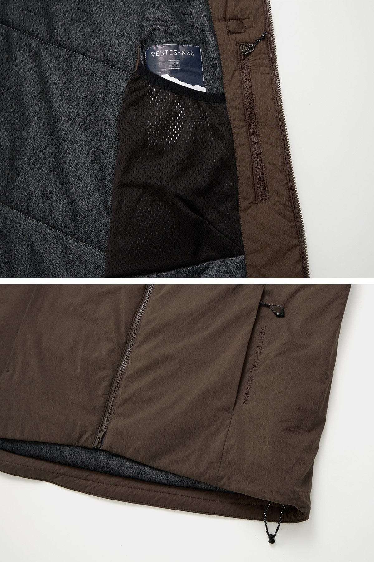 [INVITED] GTX PRIMALOFT VEST DARK BROWN
