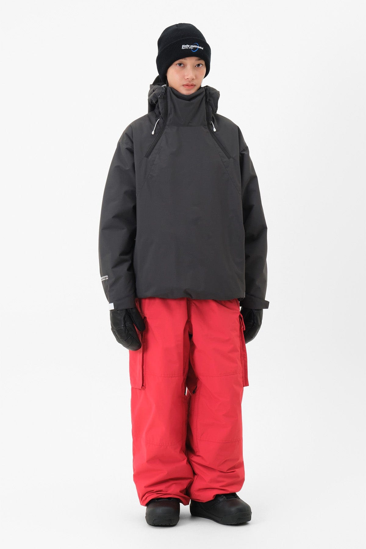[INVITED] GTX PUFF PANTS RED (Wide fit)