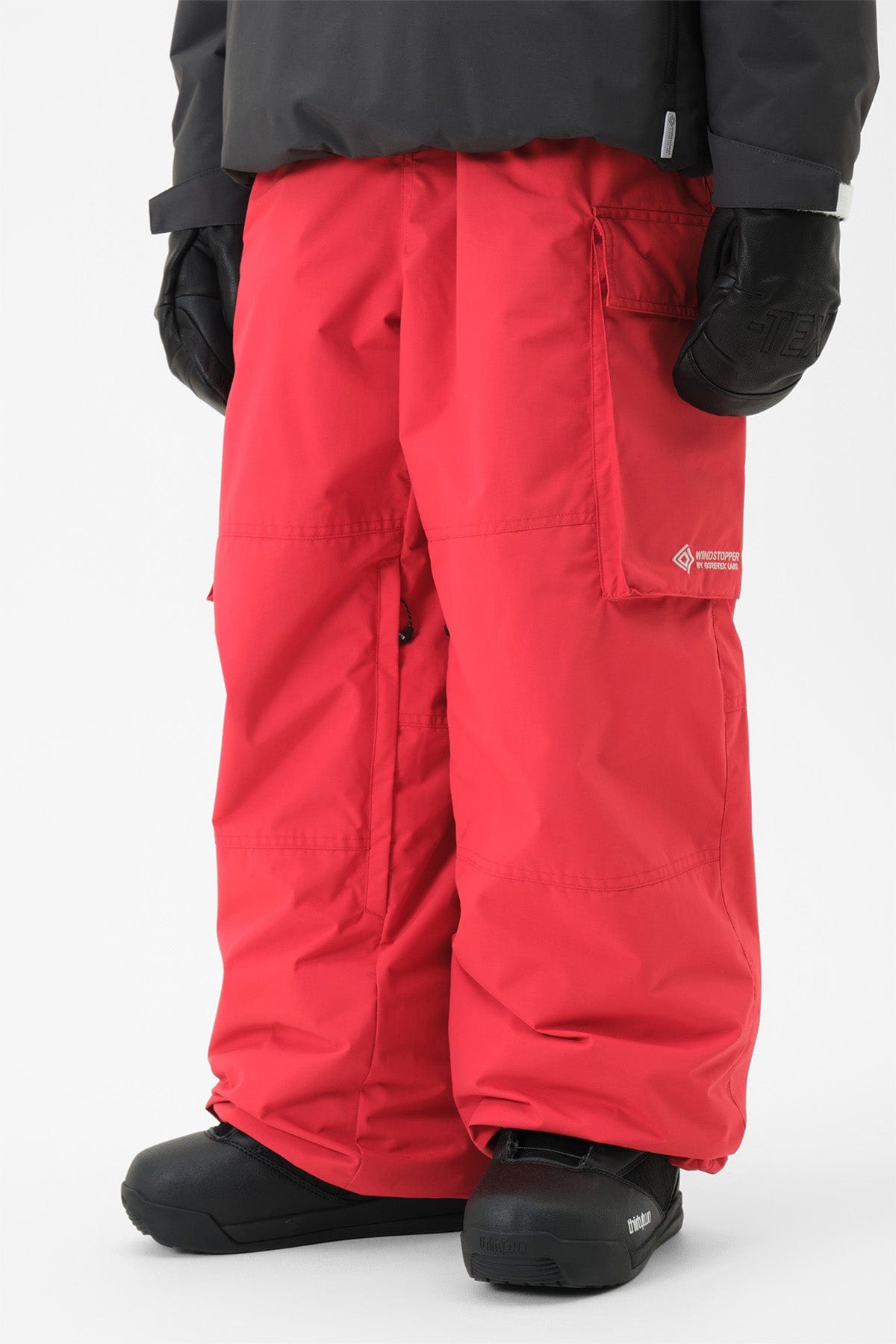 [INVITED] GTX PUFF PANTS RED (Wide fit)
