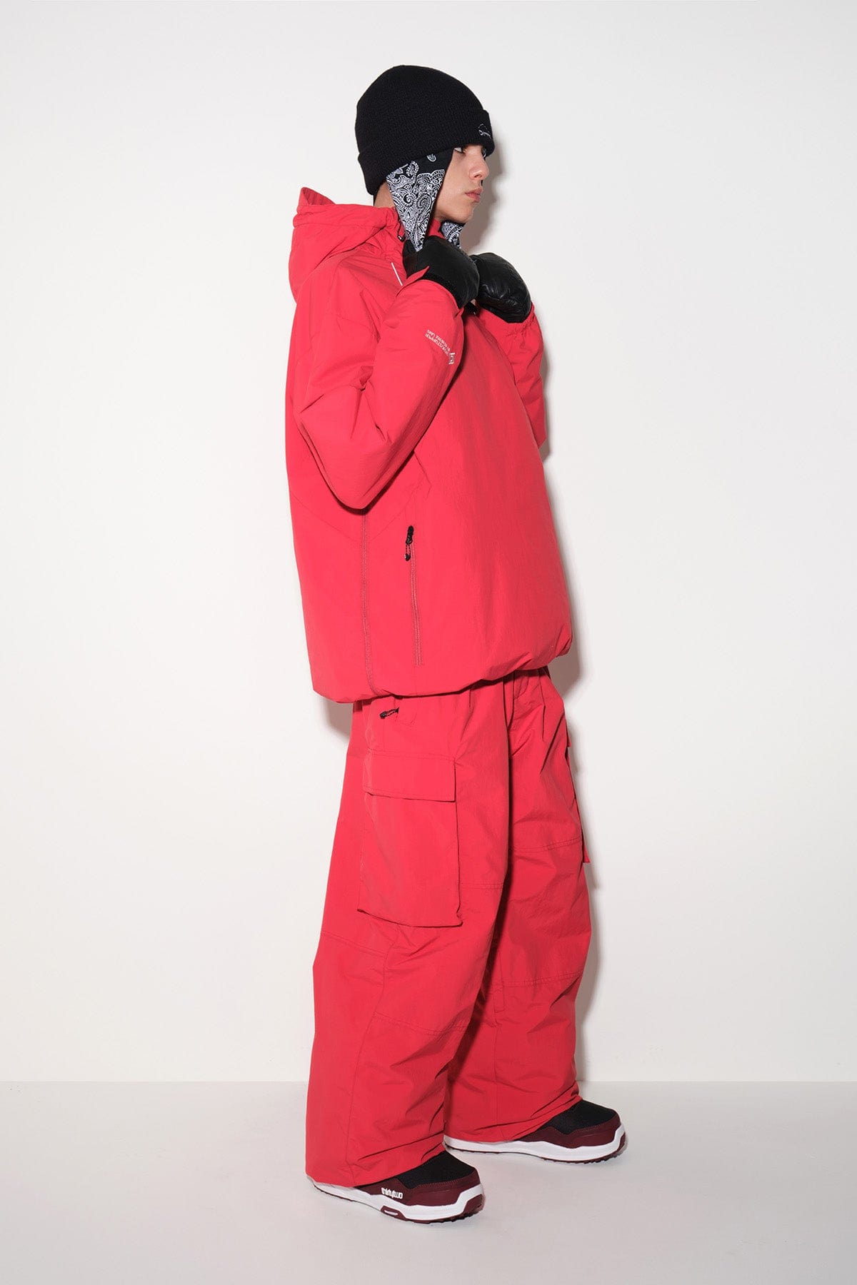 [INVITED] GTX PUFF PULLOVER JACKET RED